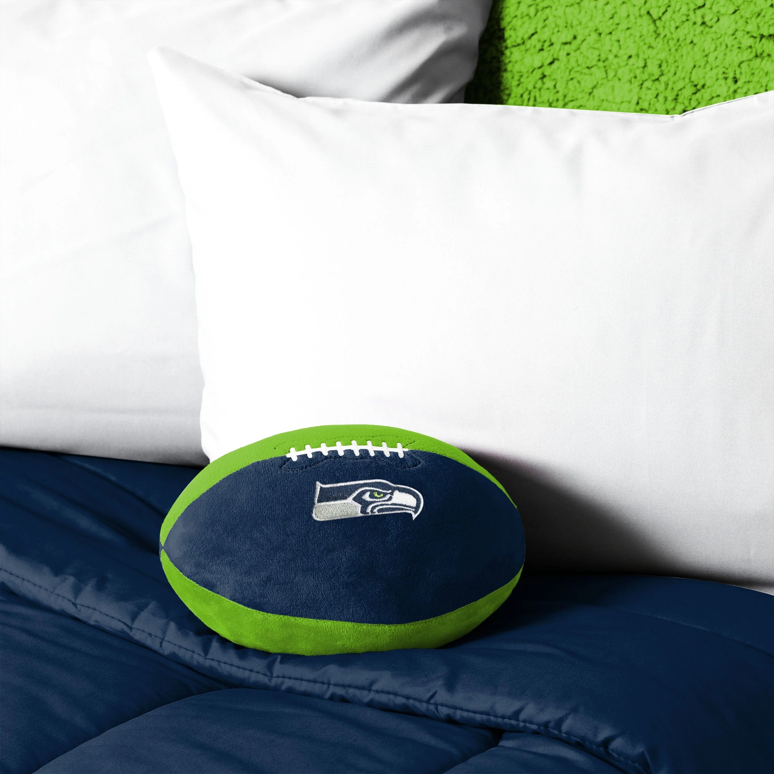 Seattle Seahawks NFL Plush Football - Image 4