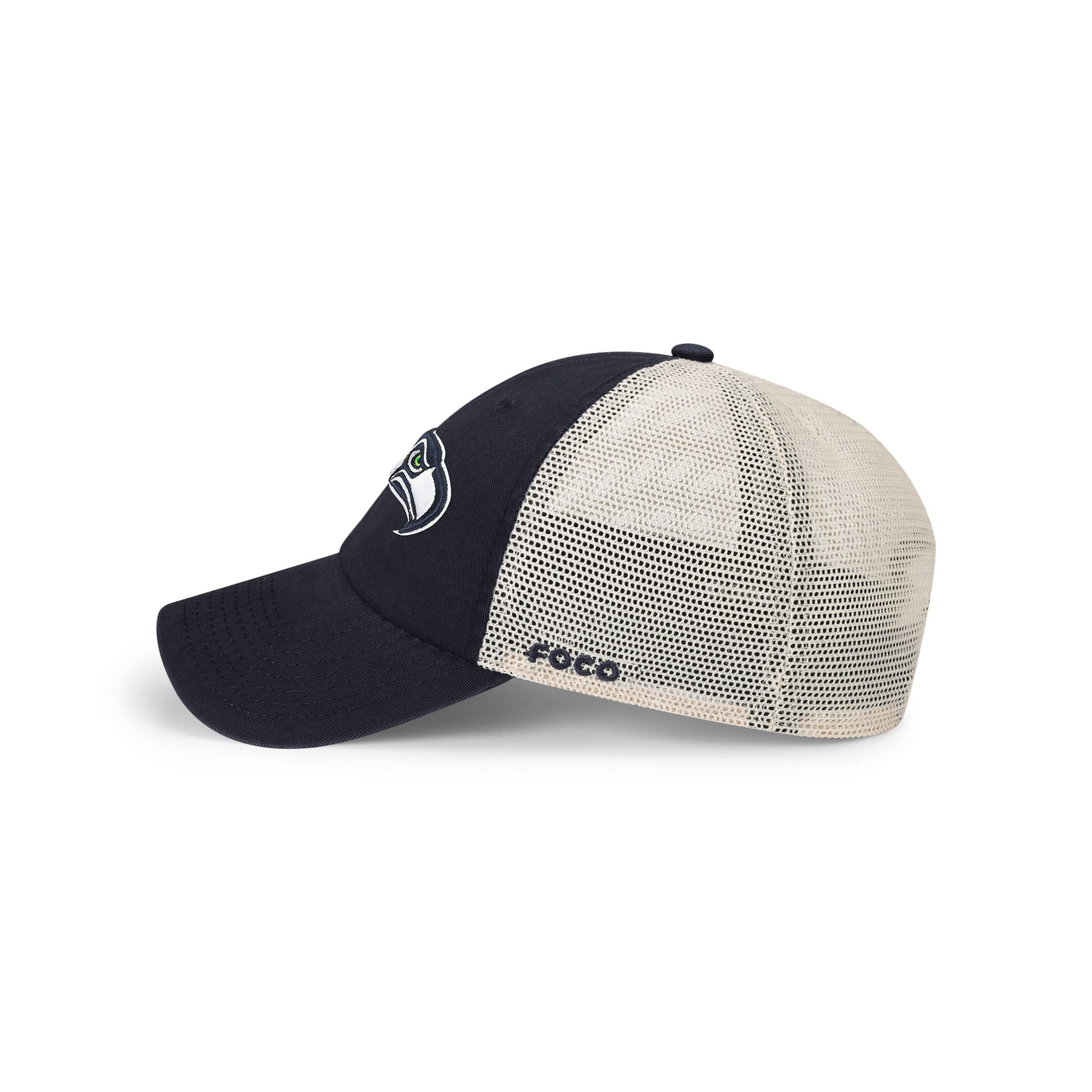 Seattle Seahawks NFL Primary Logo Casual Trucker Cap - Image 2