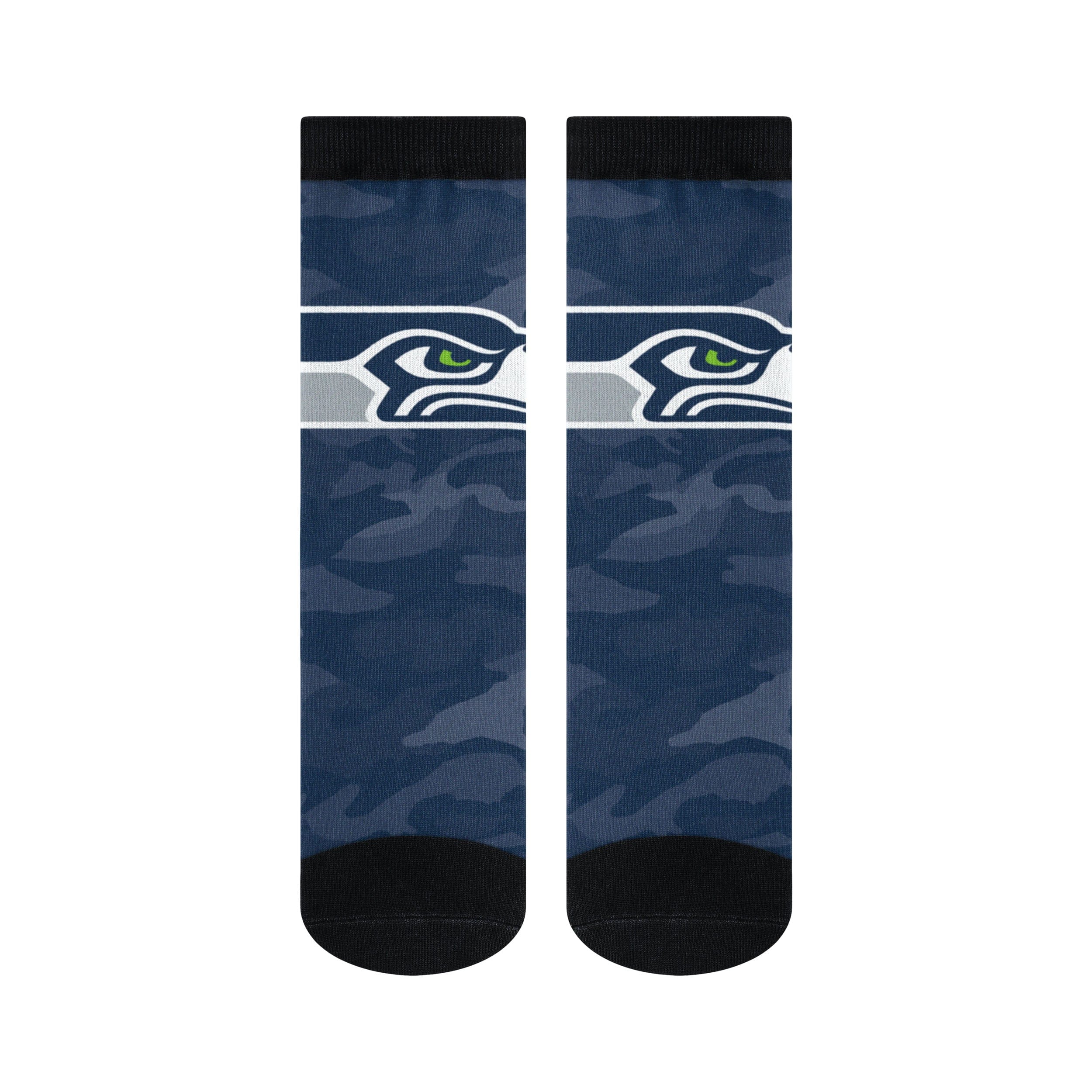 Seattle Seahawks NFL Printed Camo Socks - Image 4