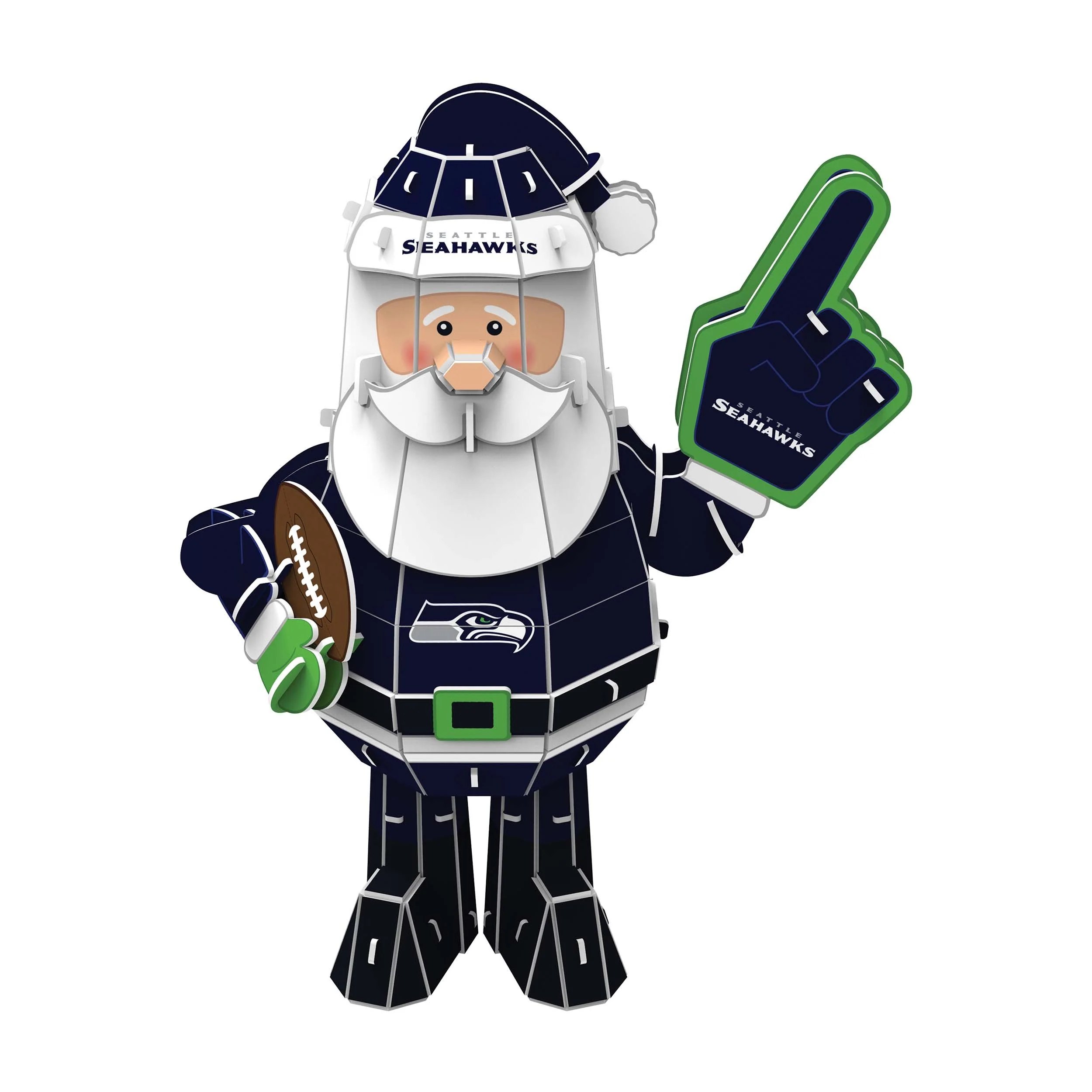 Seattle Seahawks NFL PZLZ Santa - Image 2