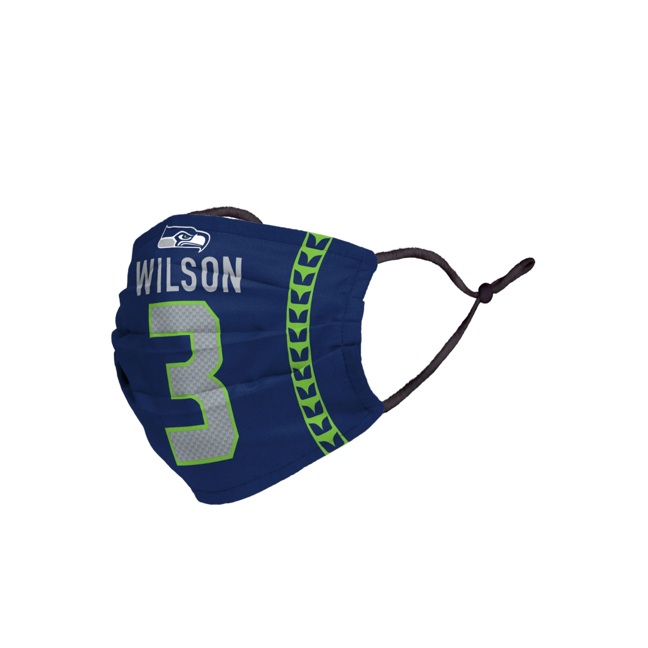 Seattle Seahawks NFL Russell Wilson Adjustable Face Cover - Image 2
