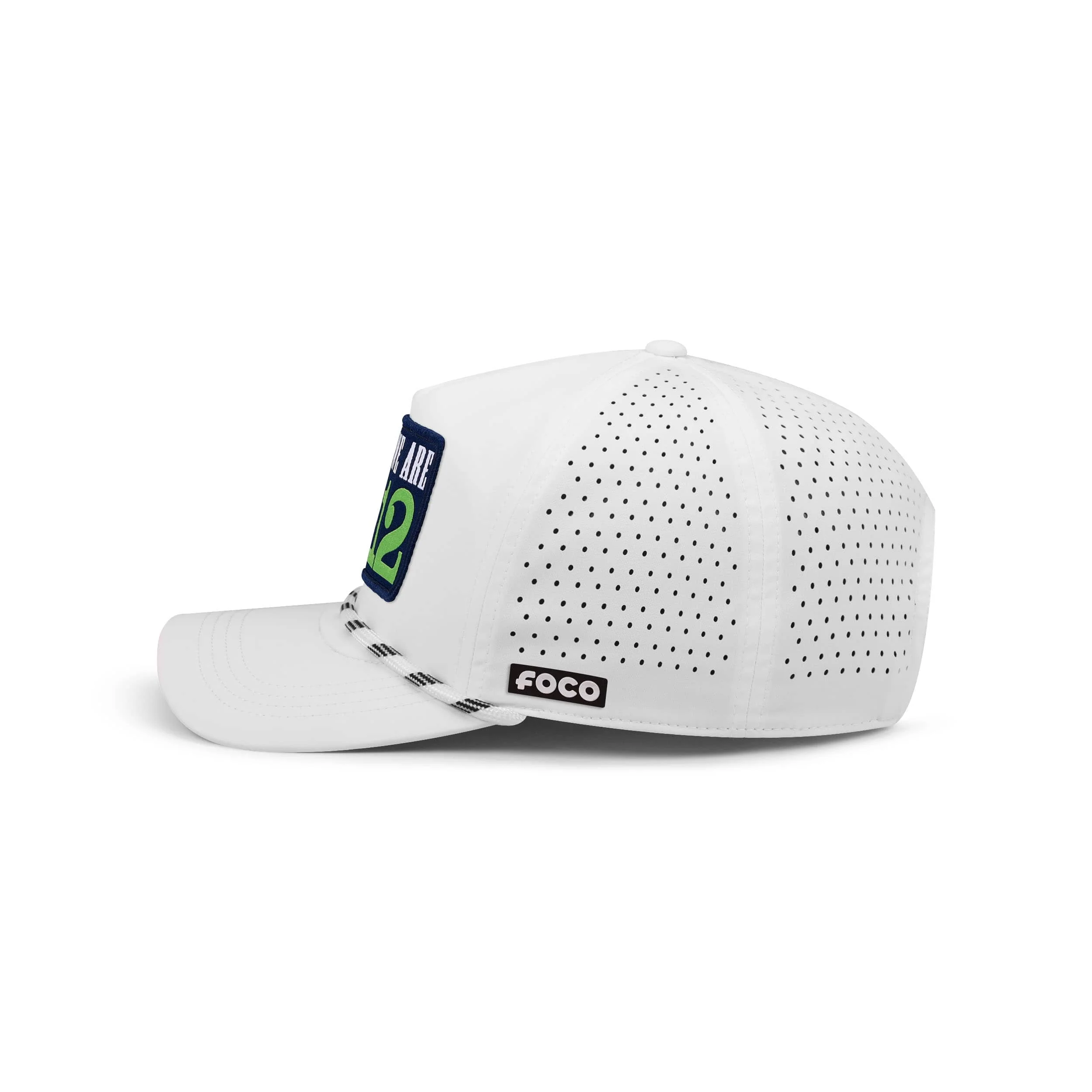 Seattle Seahawks NFL Slogan Patch Poly Pro Marquee RF Cap (PREORDER - SHIPS LATE JULY) - Image 2