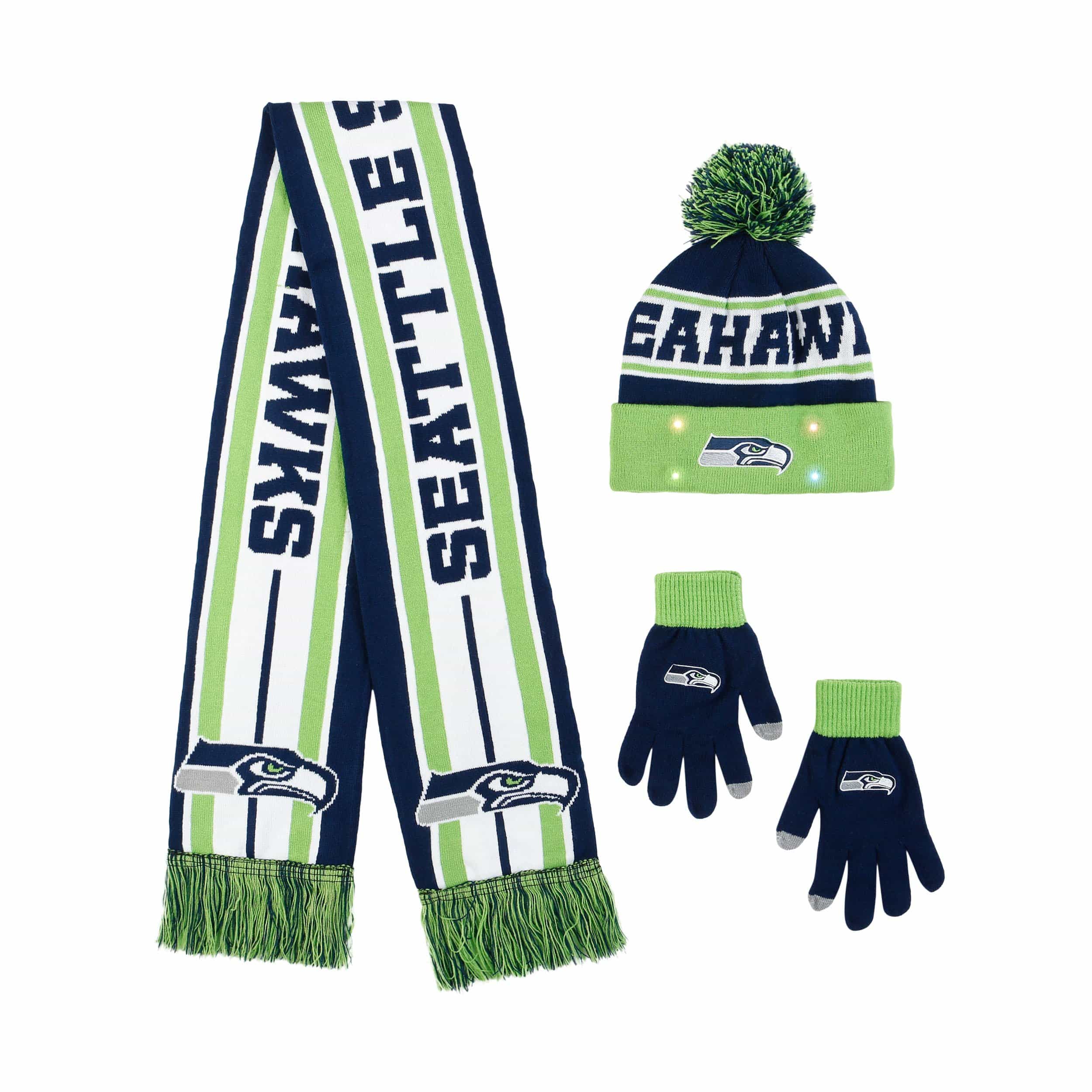 Seattle Seahawks NFL Snow Stealer Cold Weather Set - Image 2