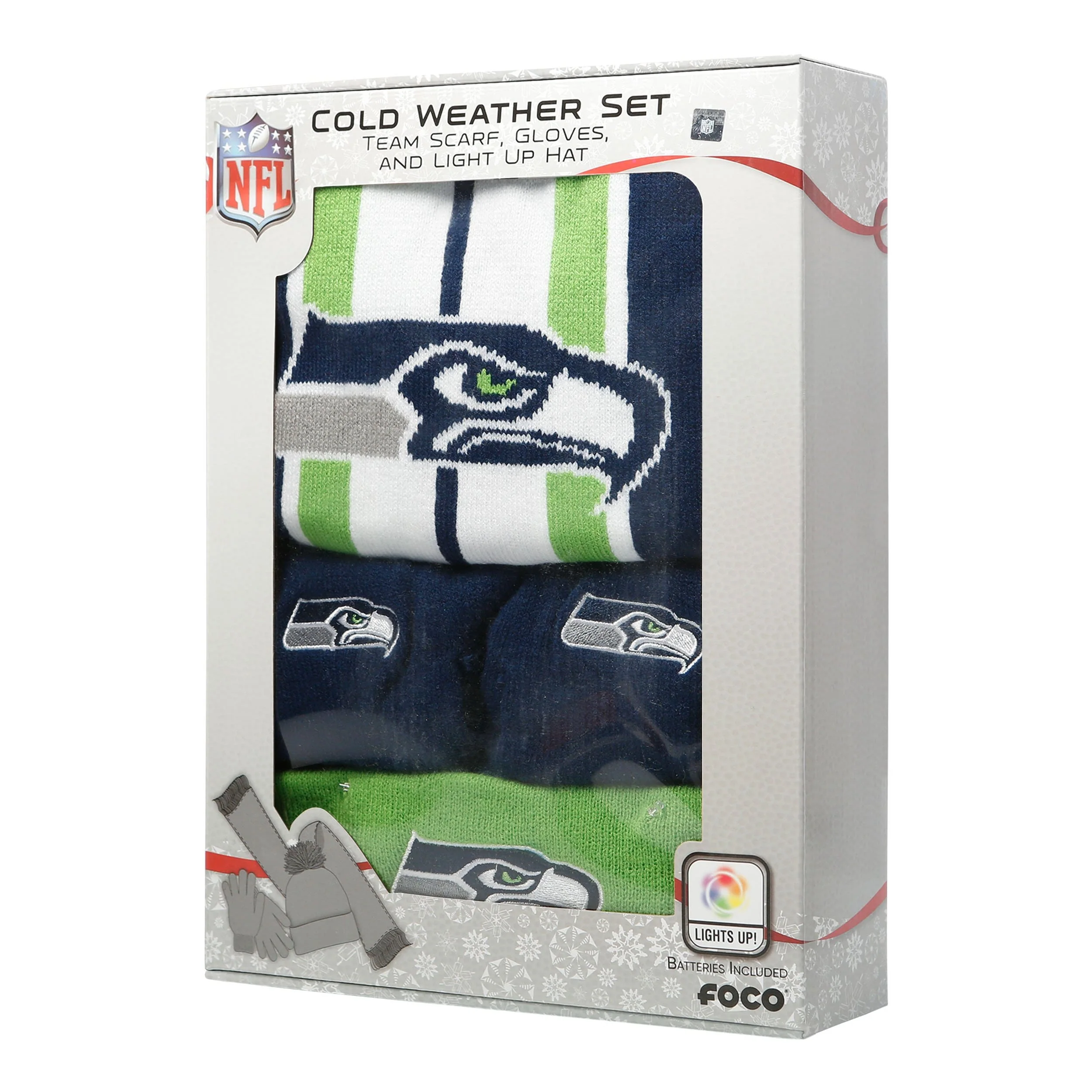 Seattle Seahawks NFL Snow Stealer Cold Weather Set - Image 5