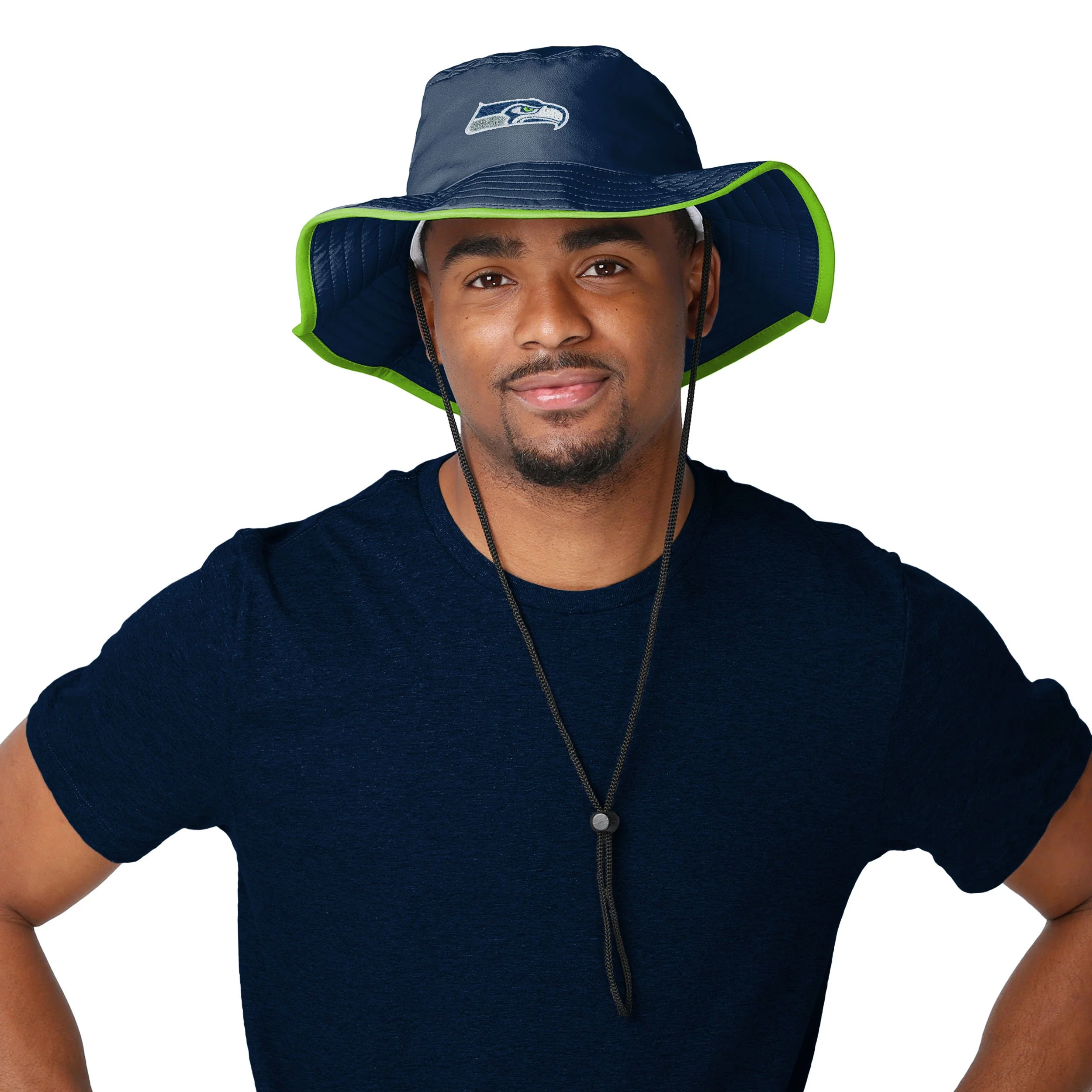Seattle Seahawks NFL Solid Boonie Hat - Image 2