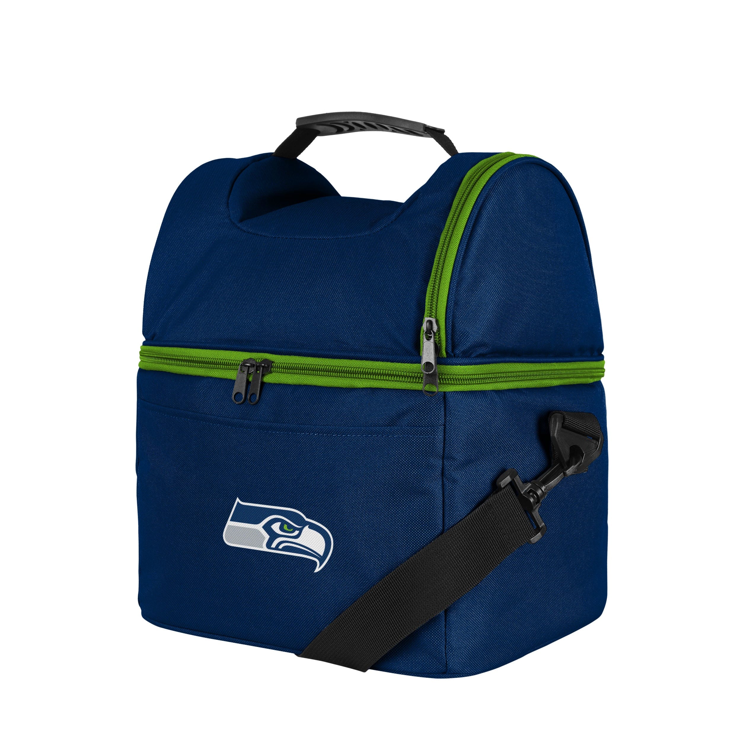 Seattle Seahawks NFL Solid Double Compartment Cooler - Image 2