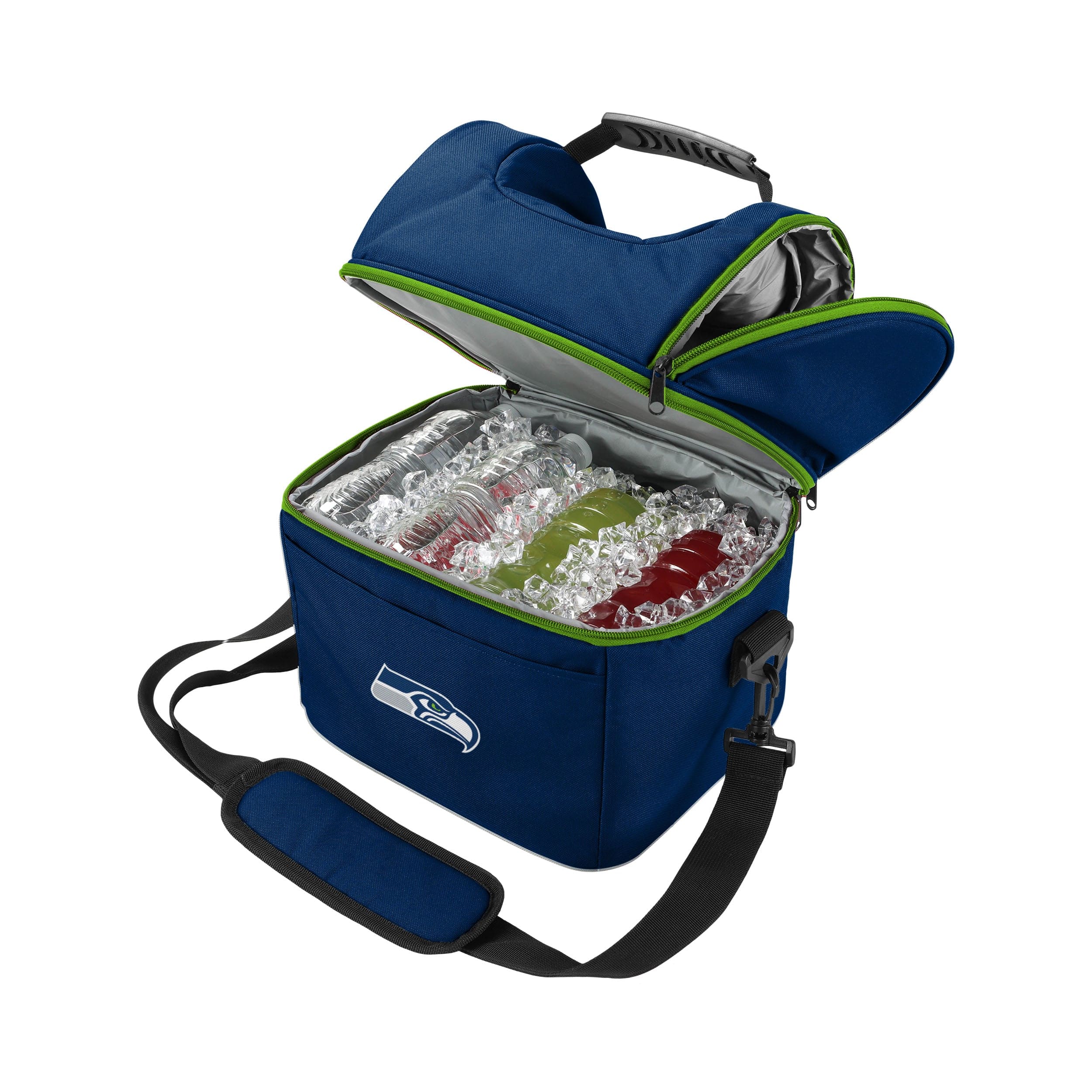 Seattle Seahawks NFL Solid Double Compartment Cooler - Image 3