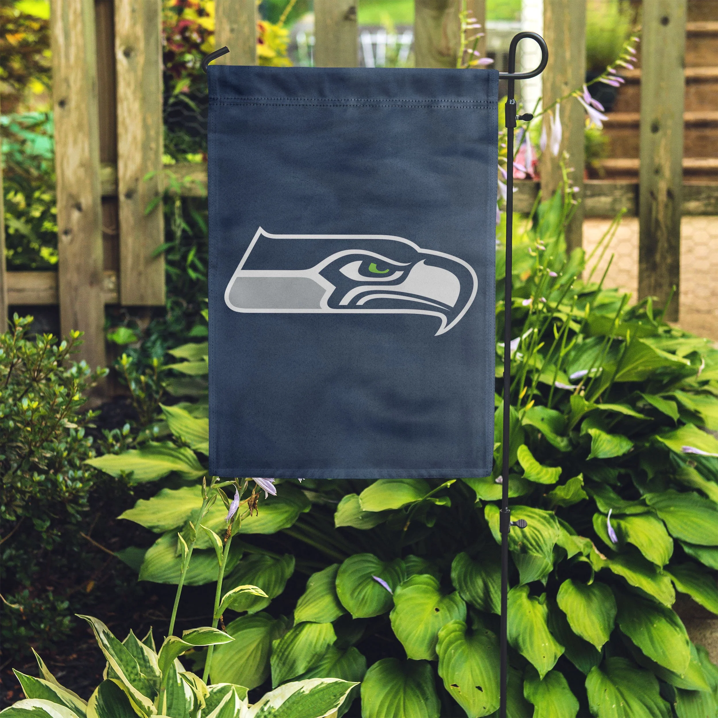 Seattle Seahawks NFL Solid Garden Flag - Image 4