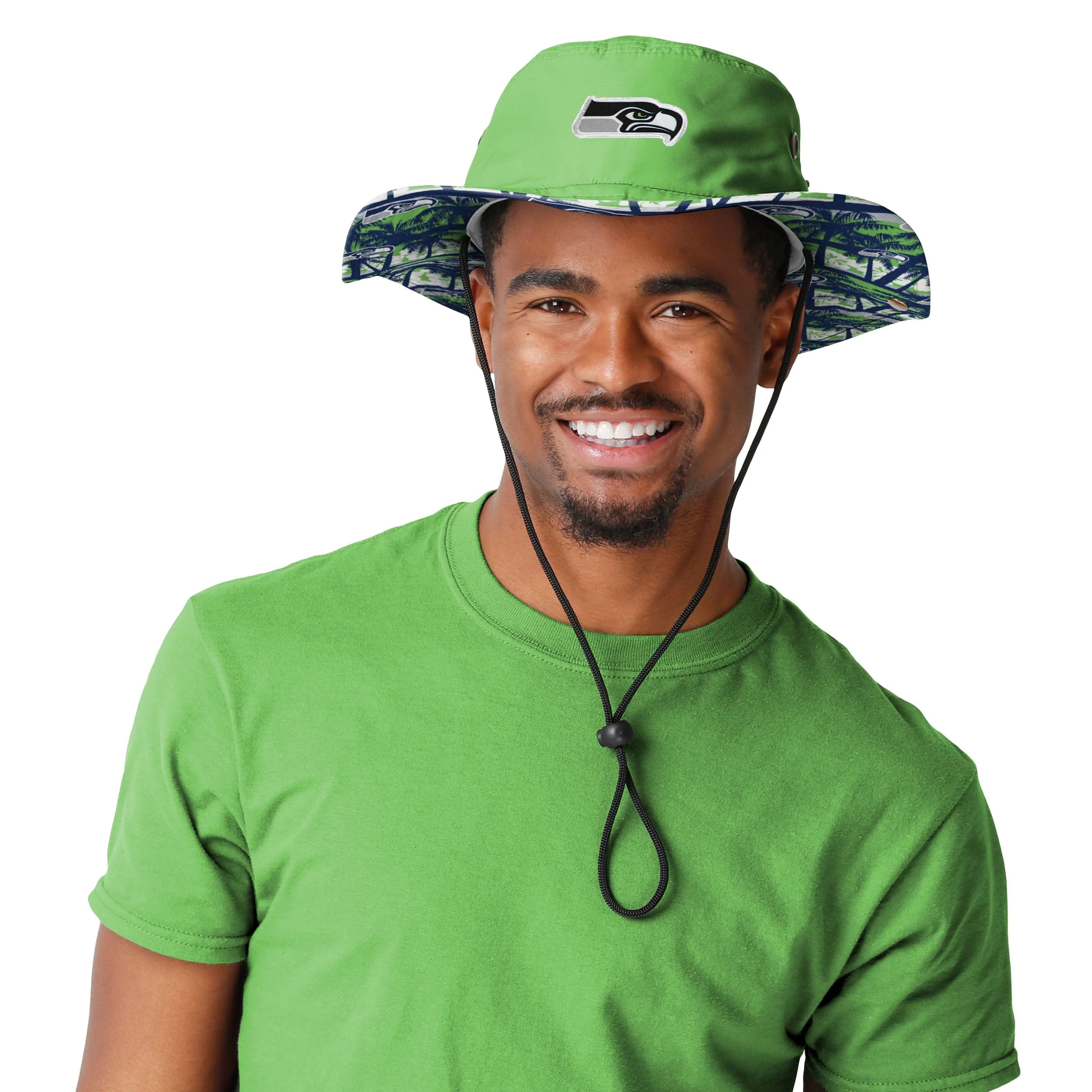 Seattle Seahawks NFL Solid Hybrid Boonie Hat - Image 2