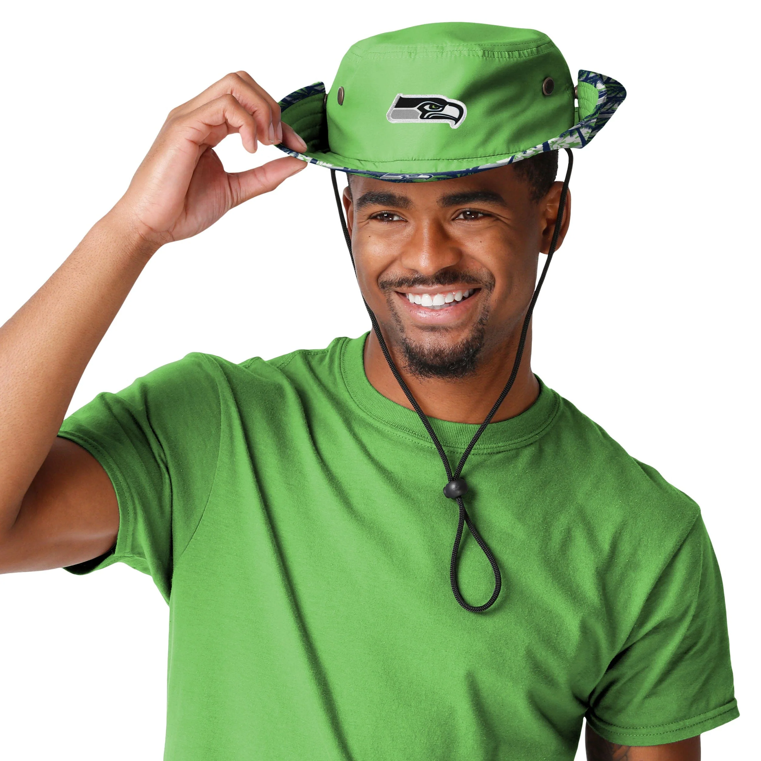 Seattle Seahawks NFL Solid Hybrid Boonie Hat - Image 3