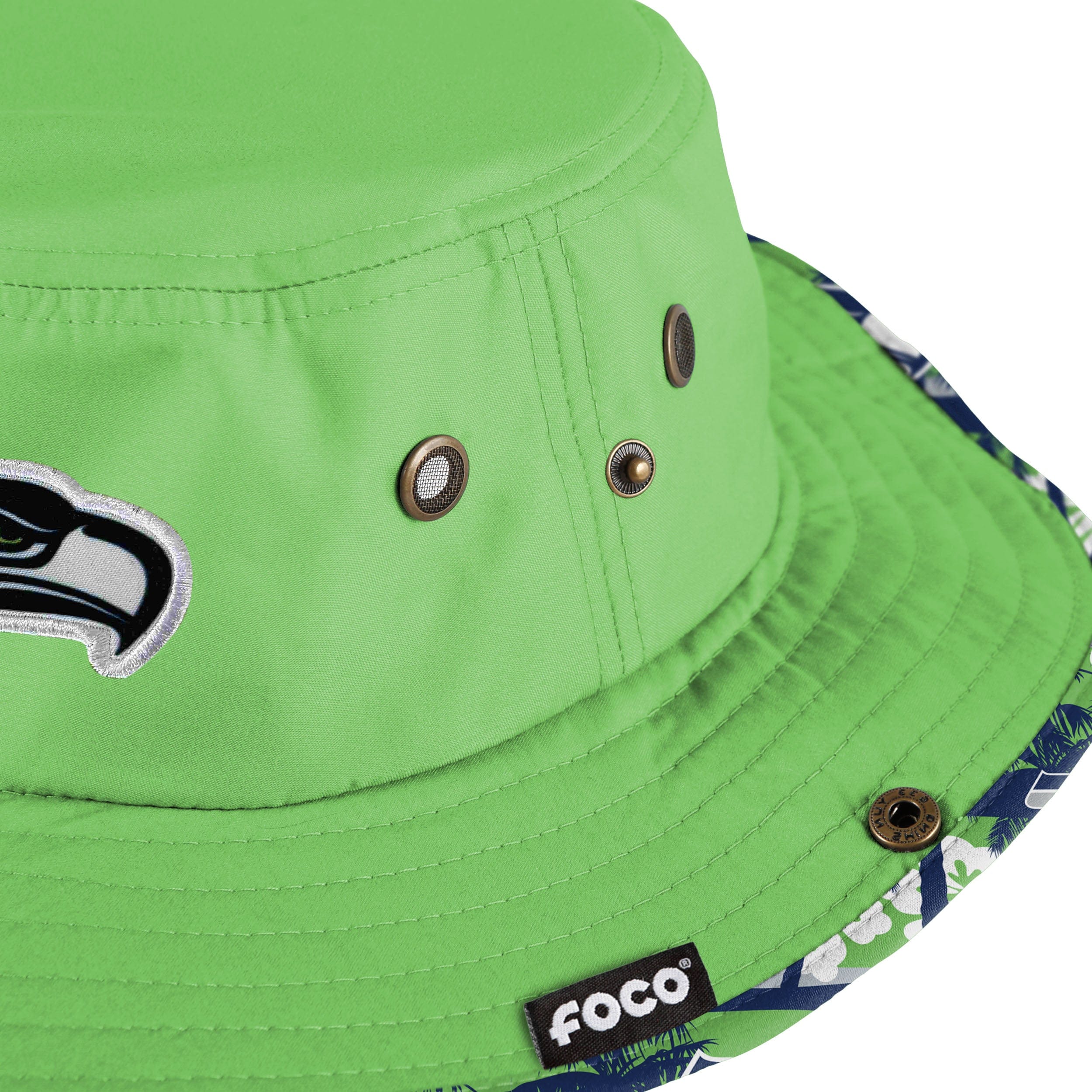 Seattle Seahawks NFL Solid Hybrid Boonie Hat - Image 4