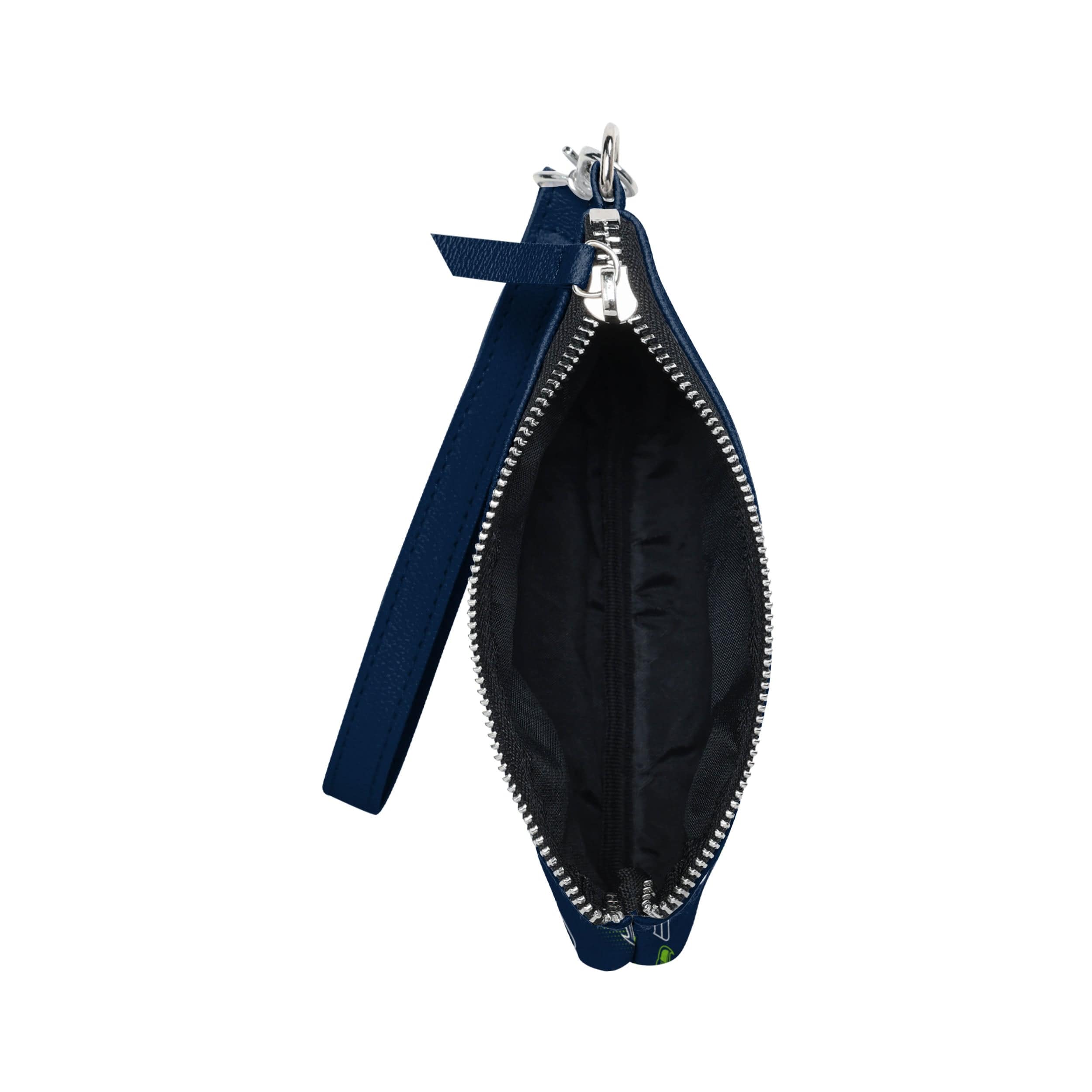 Seattle Seahawks NFL Spirited Style Printed Collection Repeat Logo Wristlet - Image 5