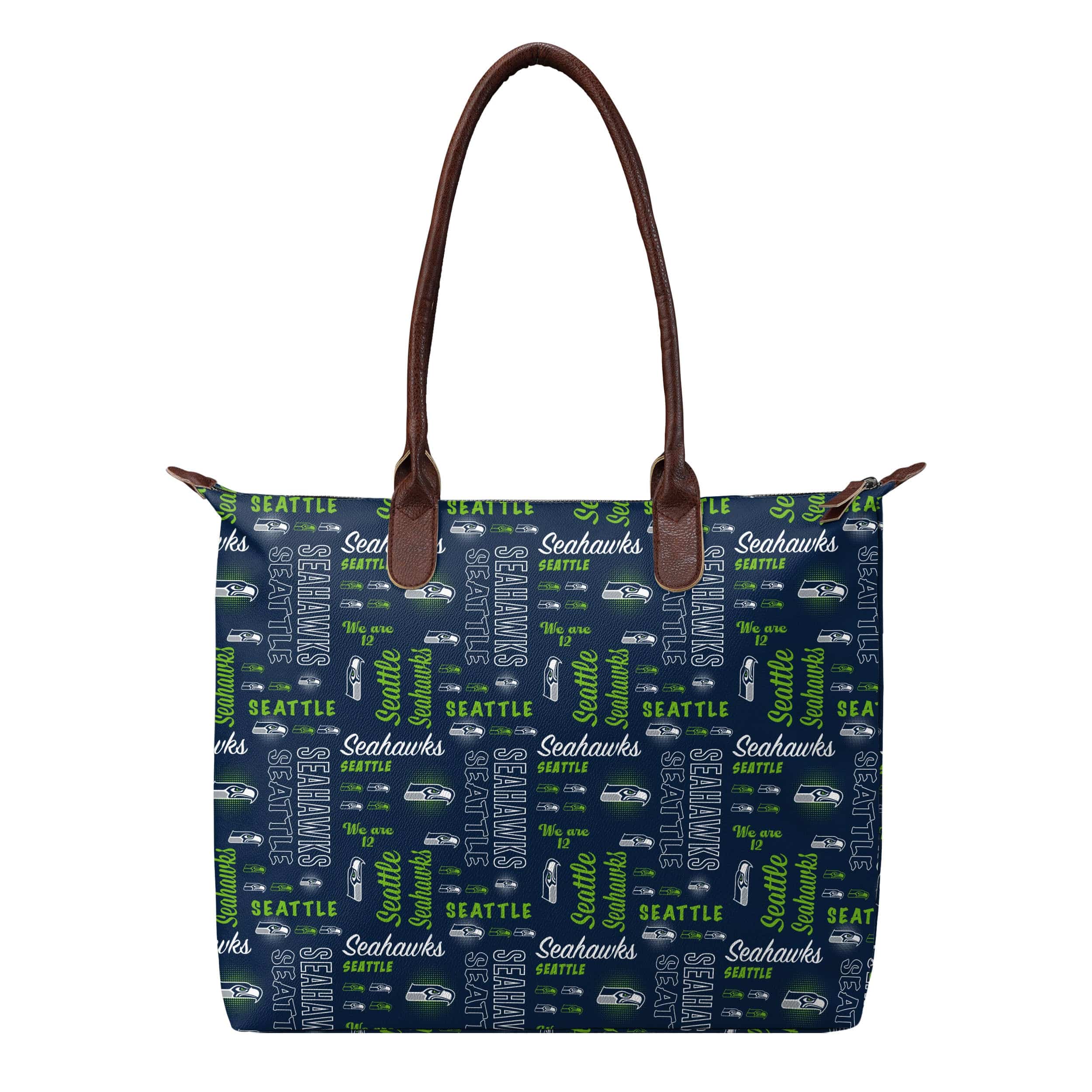 Seattle Seahawks NFL Spirited Style Printed Collection Tote Bag