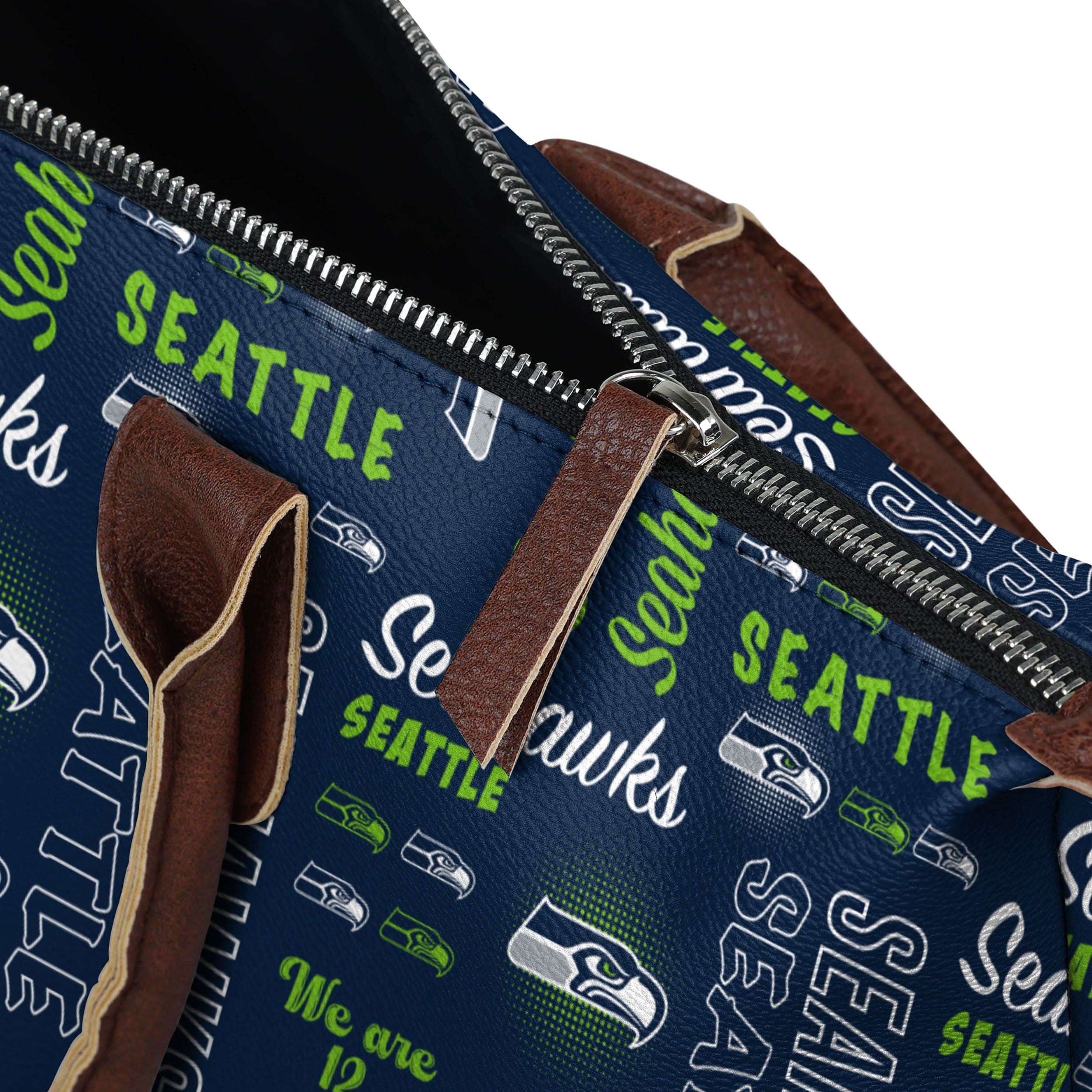 Seattle Seahawks NFL Spirited Style Printed Collection Tote Bag - Image 4