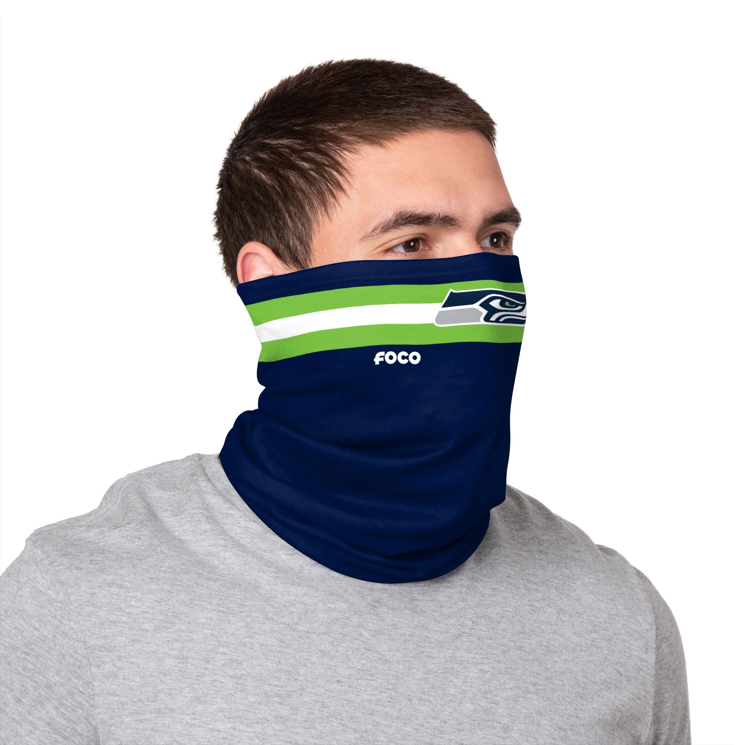 Seattle Seahawks NFL Stitched 2 Pack Gaiter Scarf - Image 3