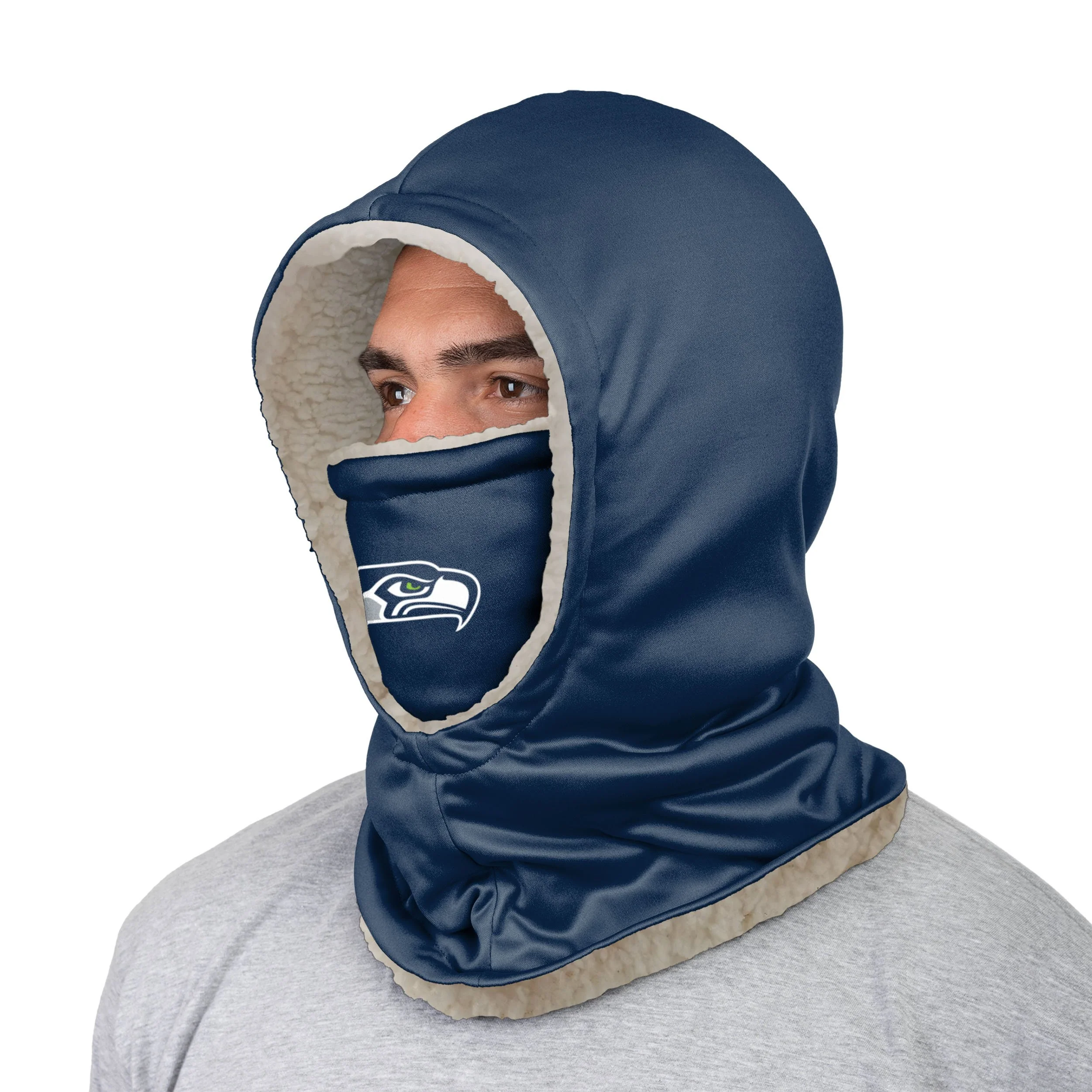 Seattle Seahawks NFL Team Color Hooded Gaiter - Image 2