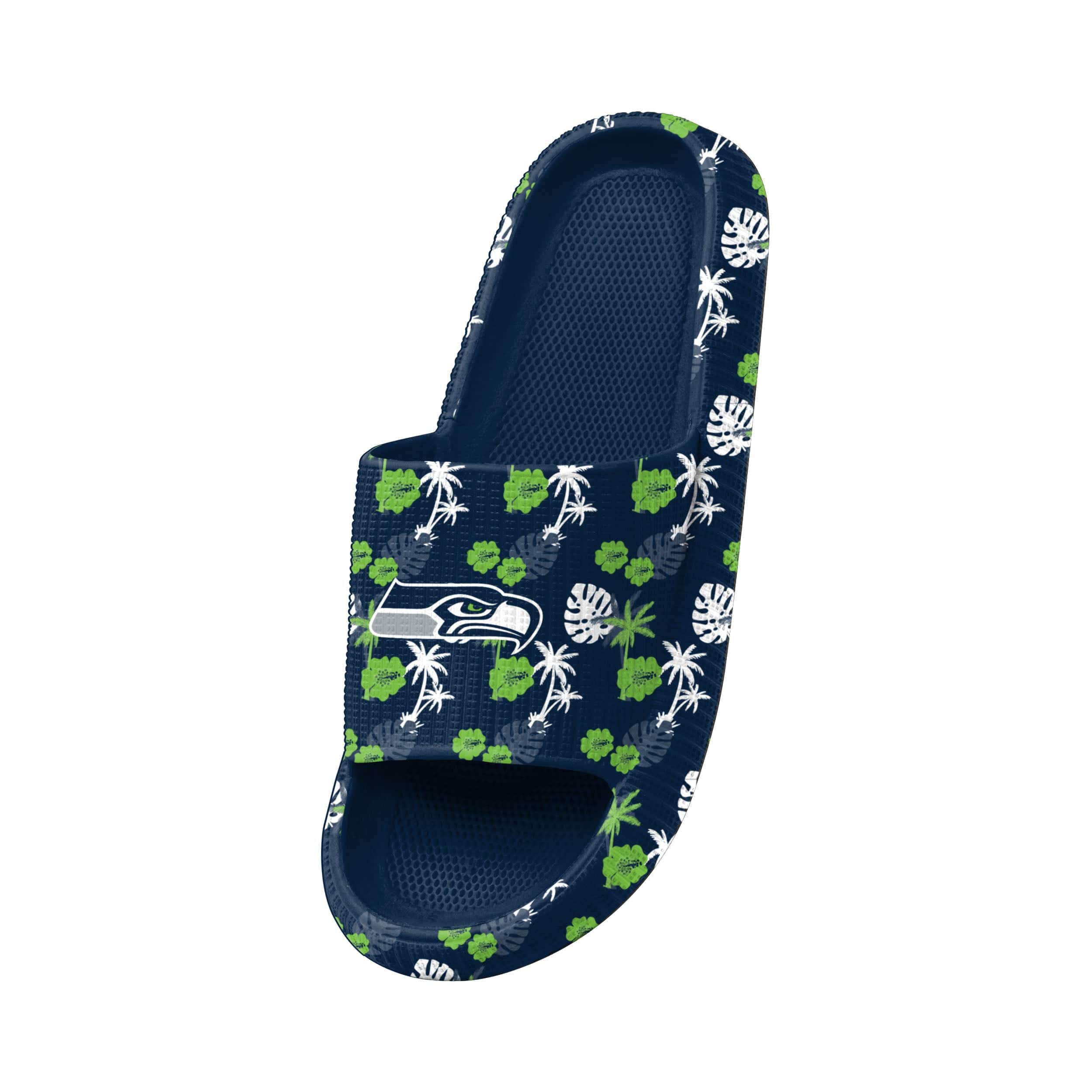 Seattle Seahawks NFL Womens Floral Pillow Slide - Image 3