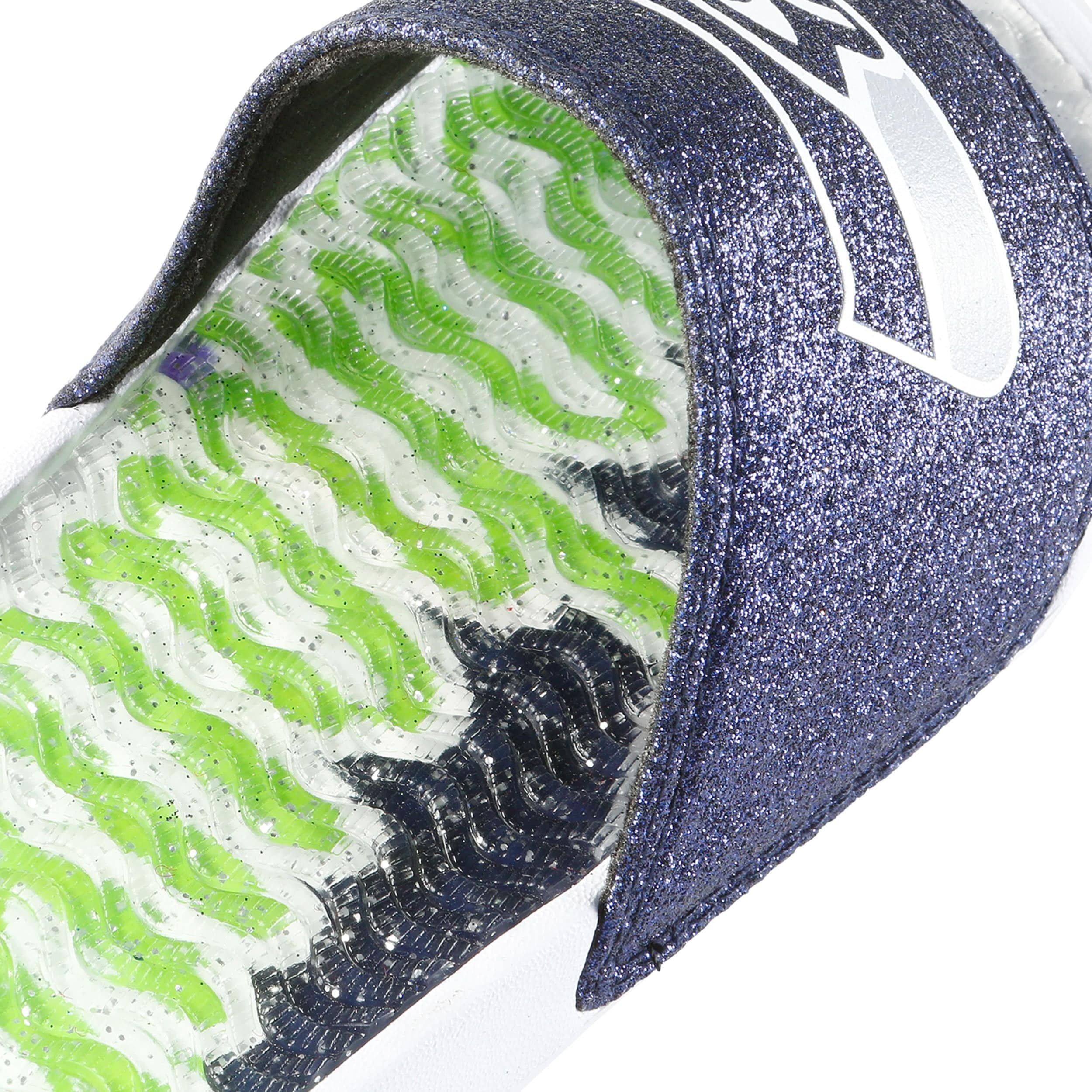 Seattle Seahawks NFL Womens Glitter Gel Slide - Image 4