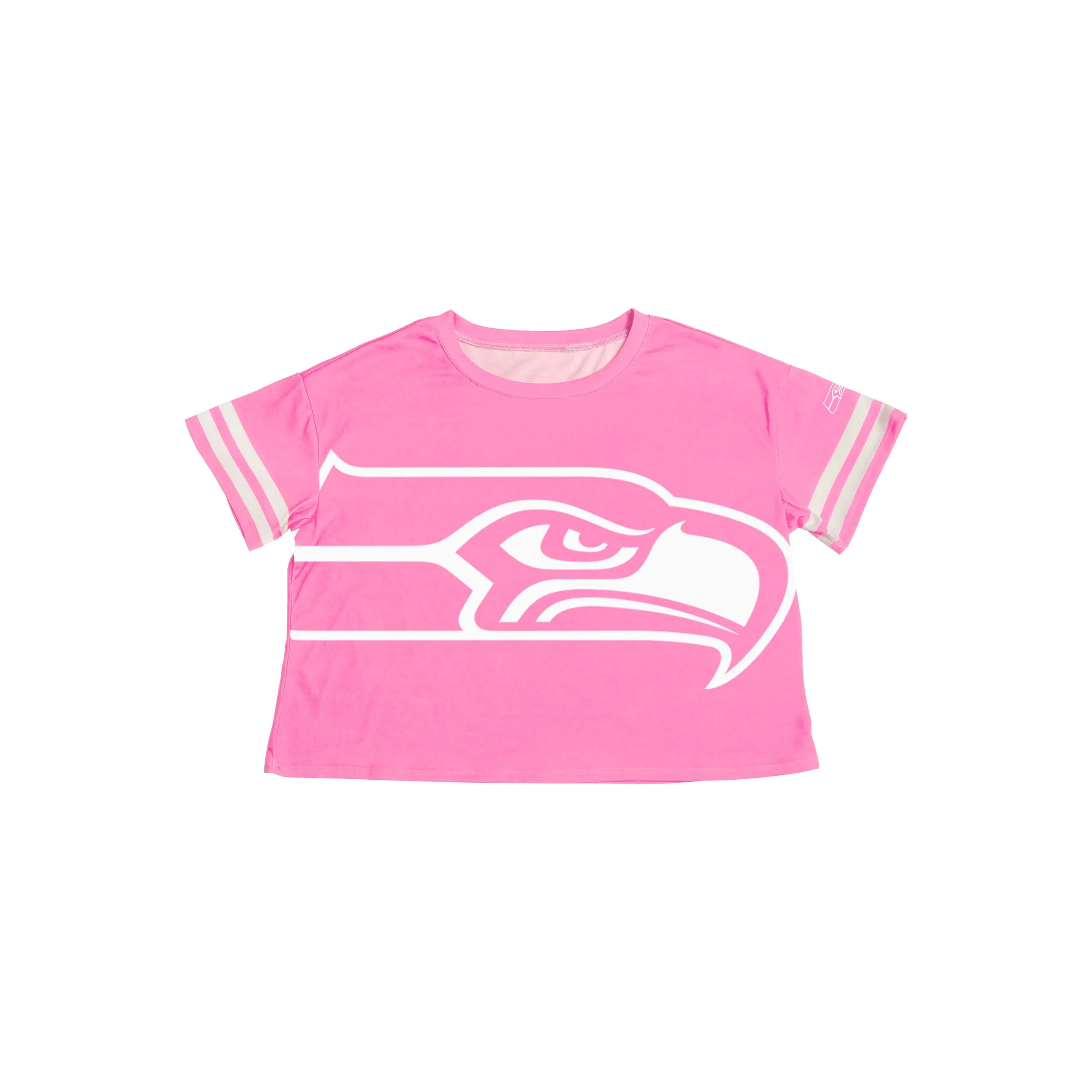 Seattle Seahawks NFL Womens Highlights Crop Top - Image 4