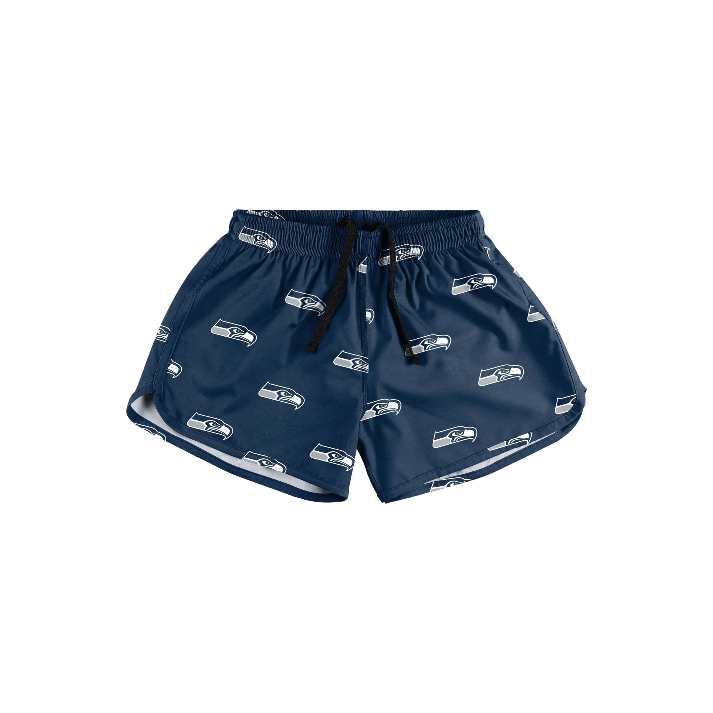 Seattle Seahawks NFL Womens Mini Print Running Shorts - Image 3