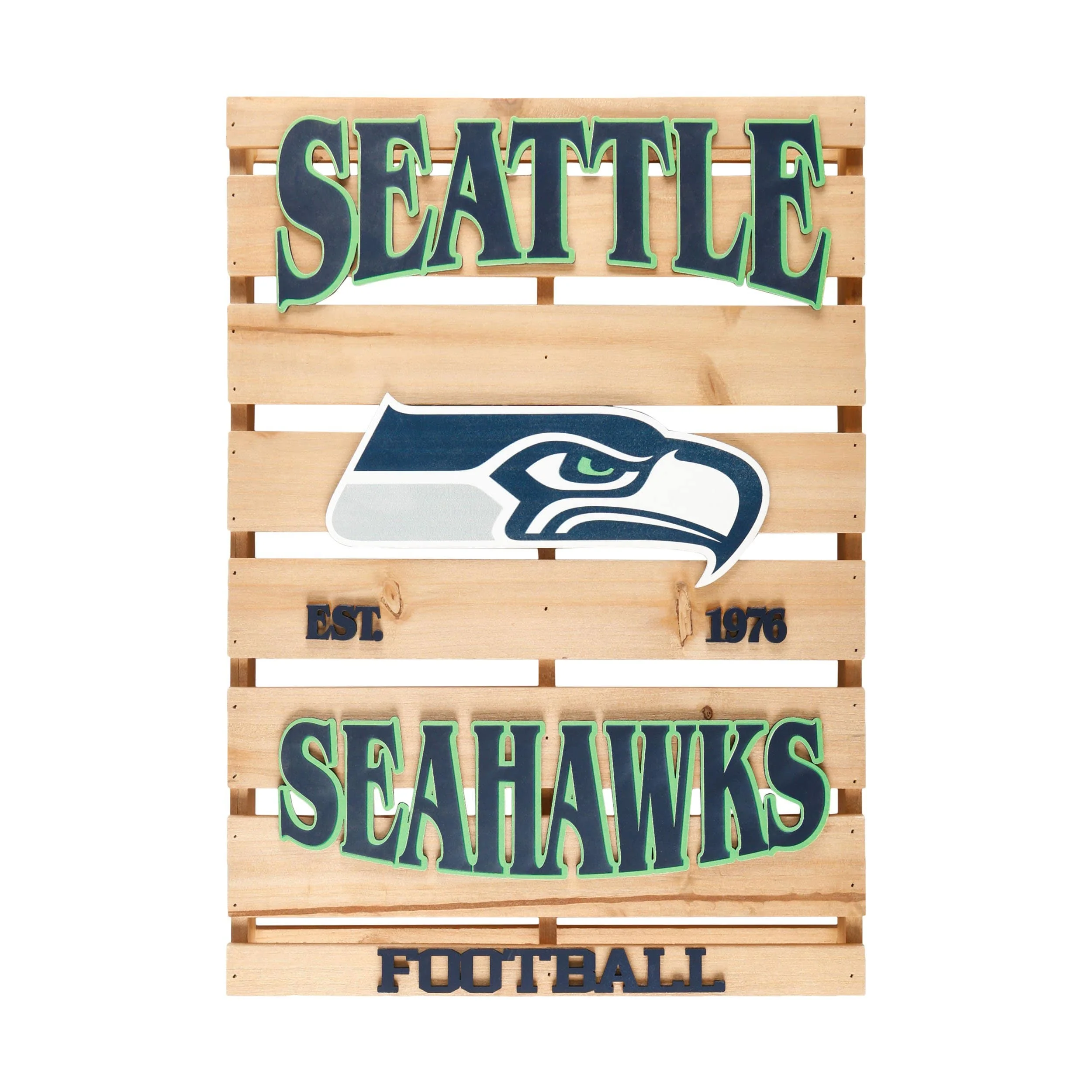 Seattle Seahawks NFL Wood Pallet Sign - Image 3