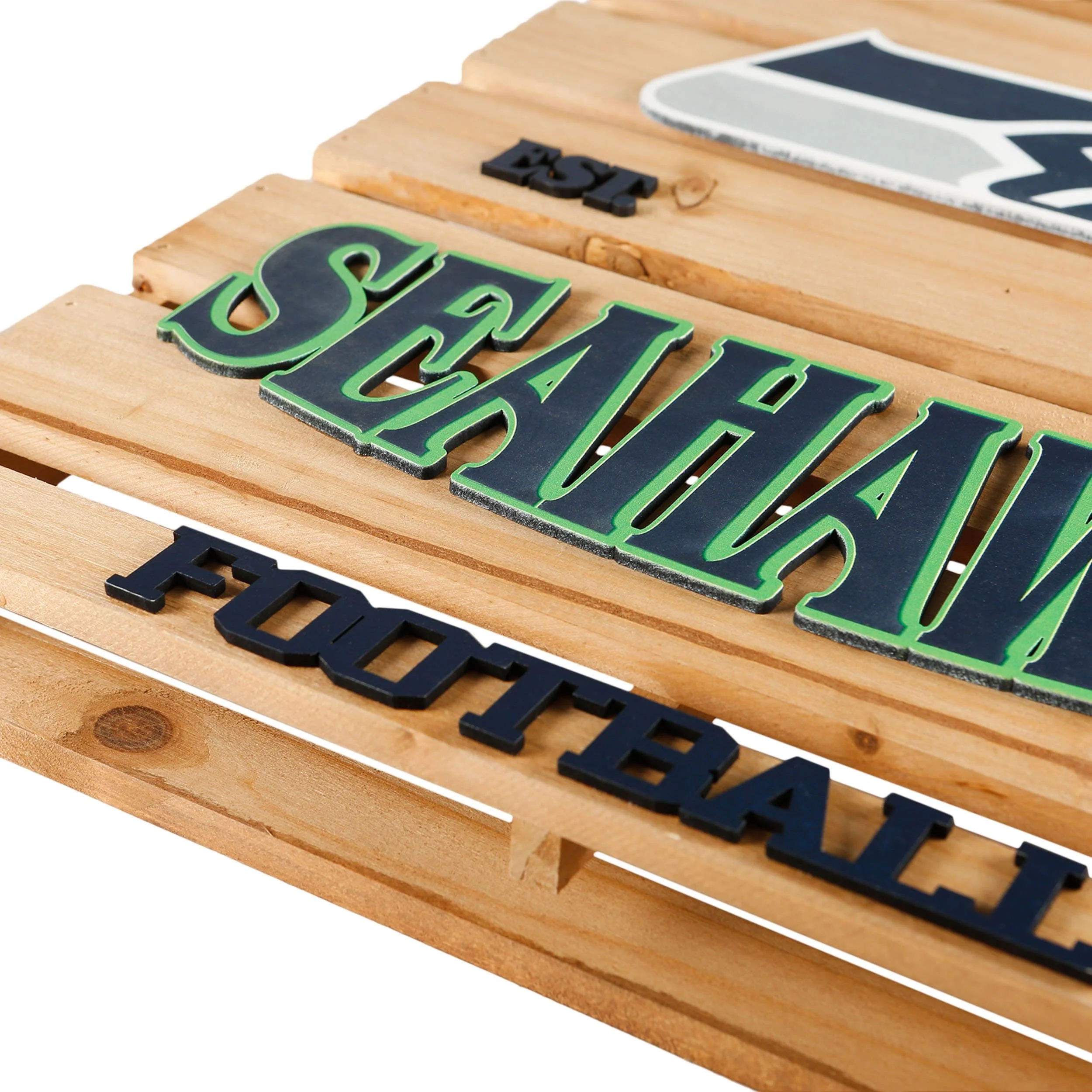 Seattle Seahawks NFL Wood Pallet Sign - Image 4