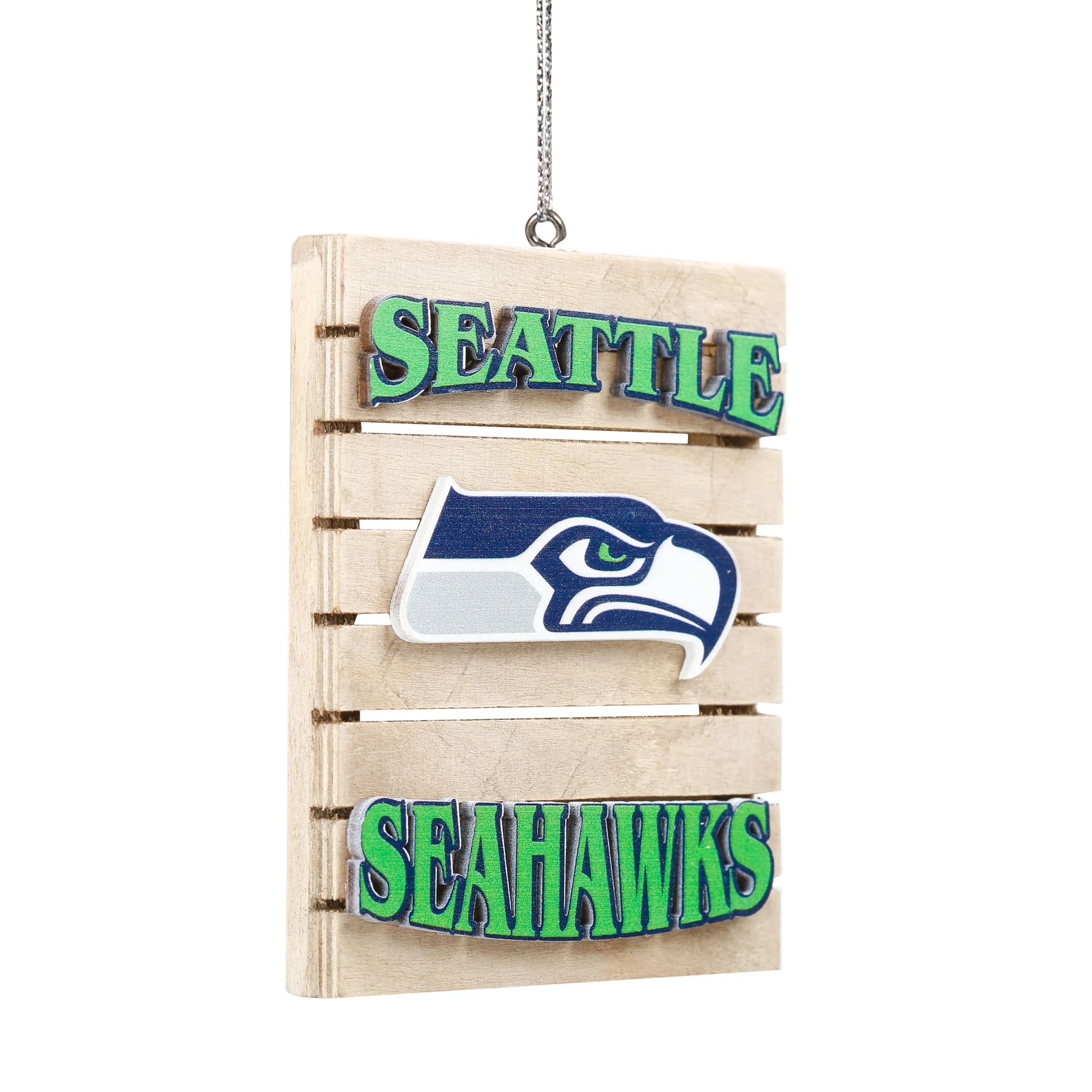Seattle Seahawks Wood Pallet Sign Ornament - Image 2