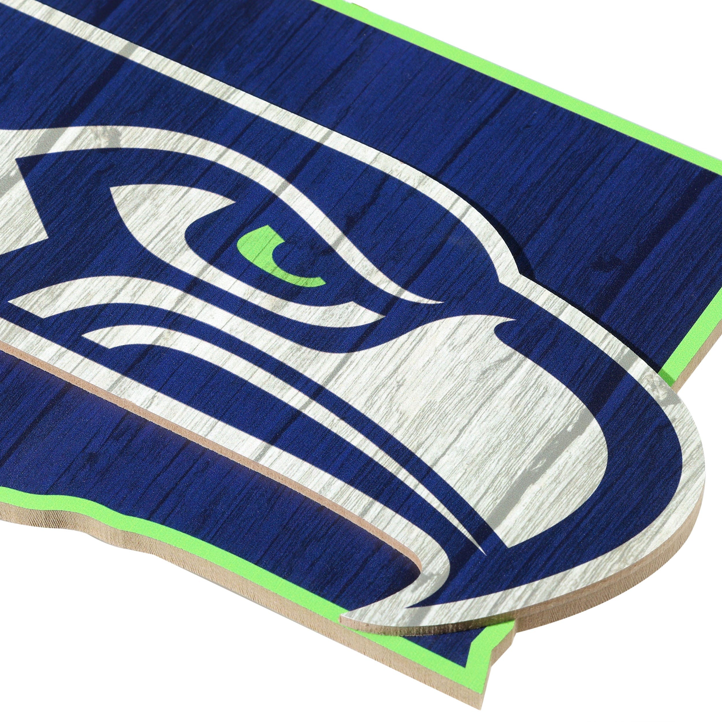 Seattle Seahawks NFL Wood State Sign - Image 3
