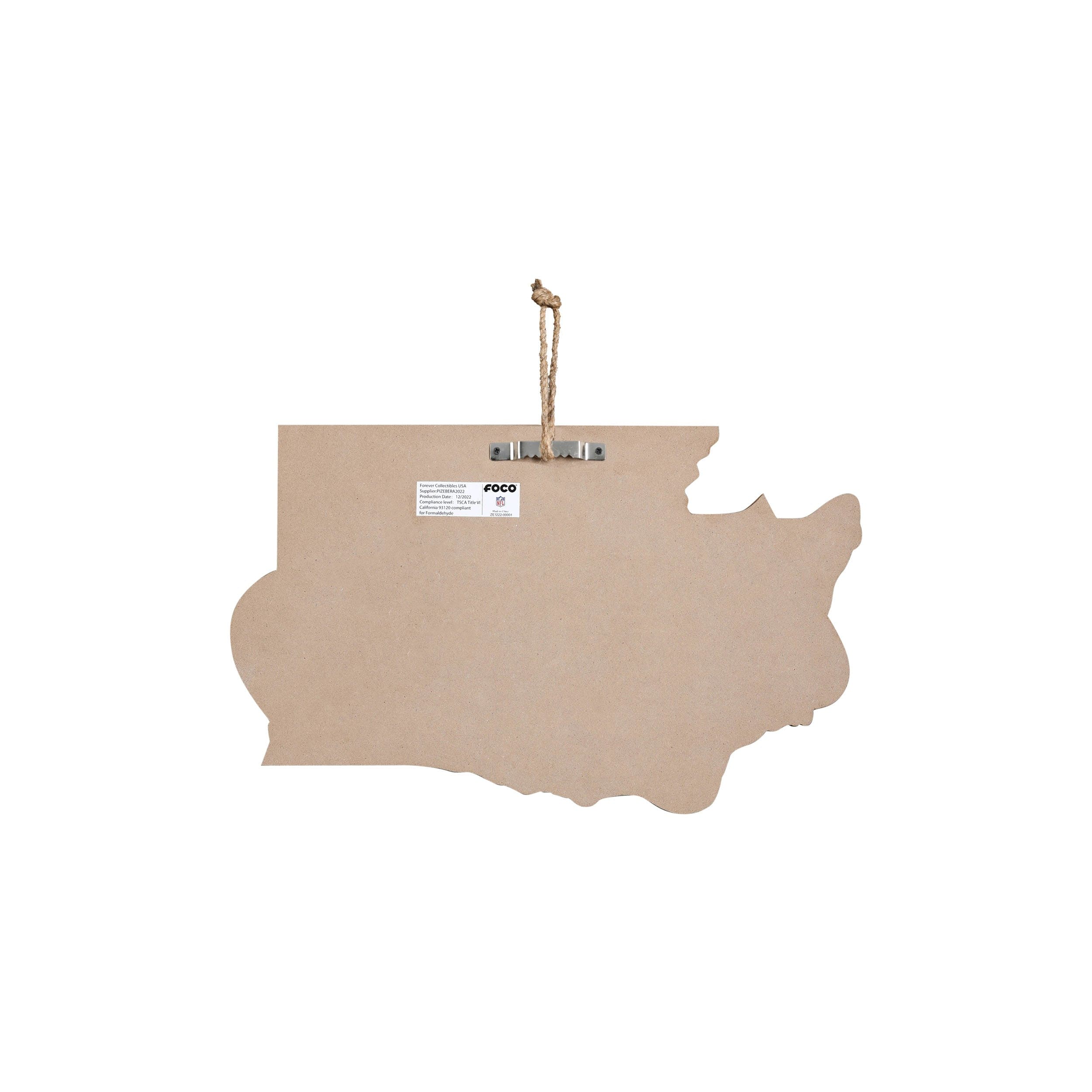 Seattle Seahawks NFL Wood State Sign - Image 6