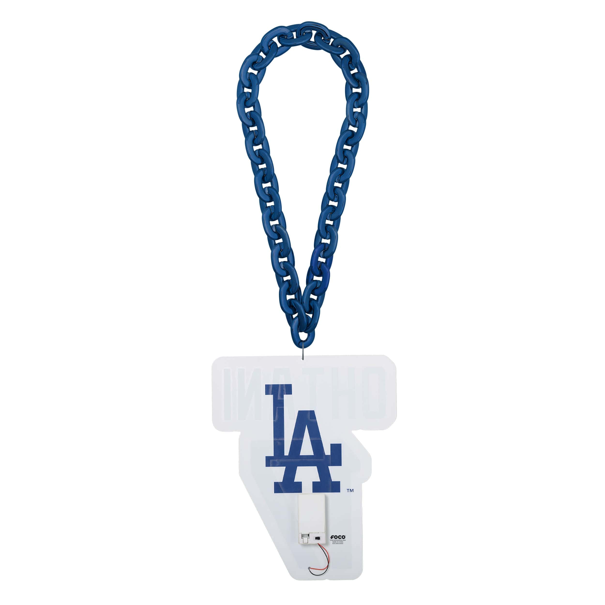 Shohei Ohtani Los Angeles Dodgers MLB Neon Light Up Big Logo Player Chain - Image 4