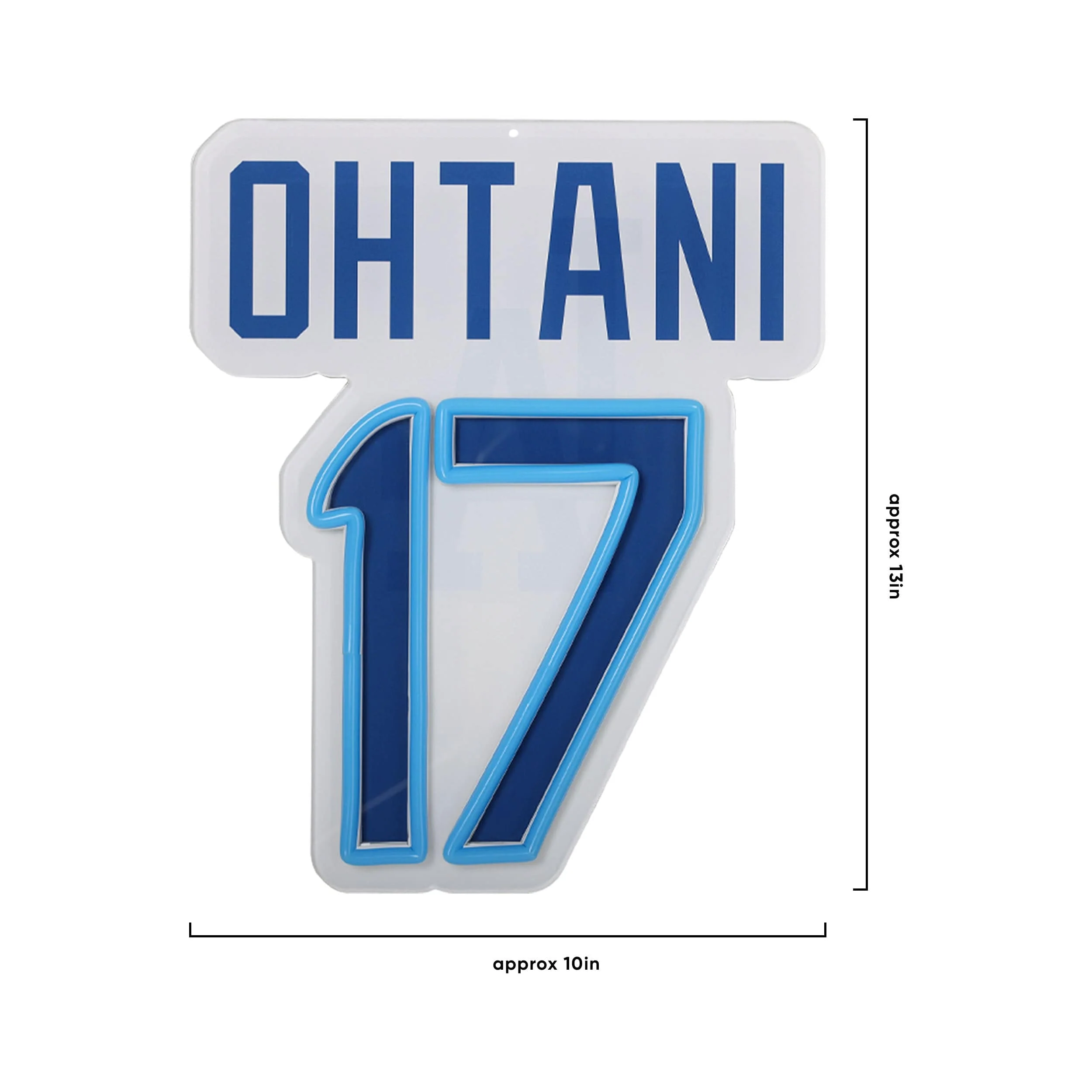 Shohei Ohtani Los Angeles Dodgers MLB Neon Light Up Big Logo Player Chain - Image 5