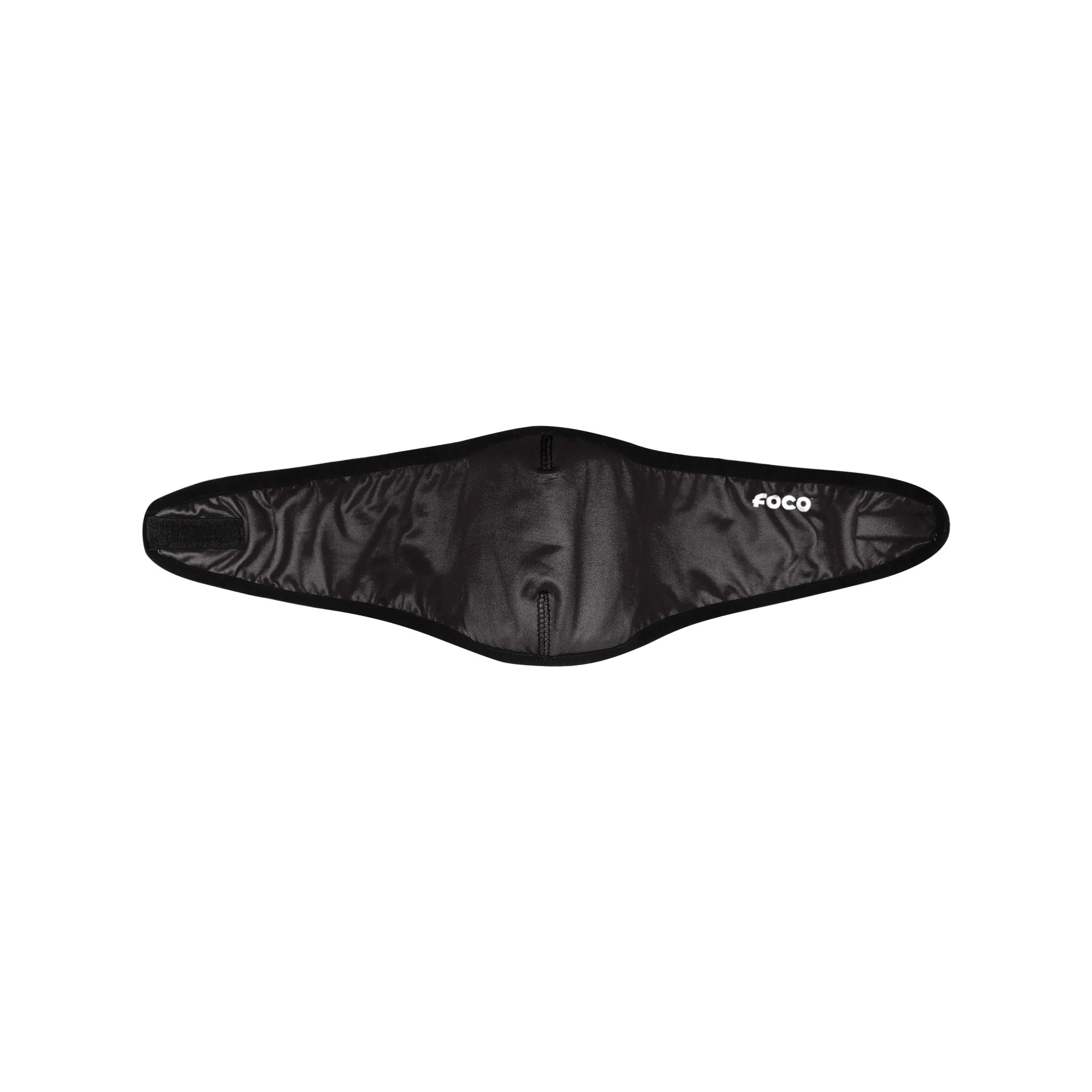 Solid Black Earband Face Cover - Image 3