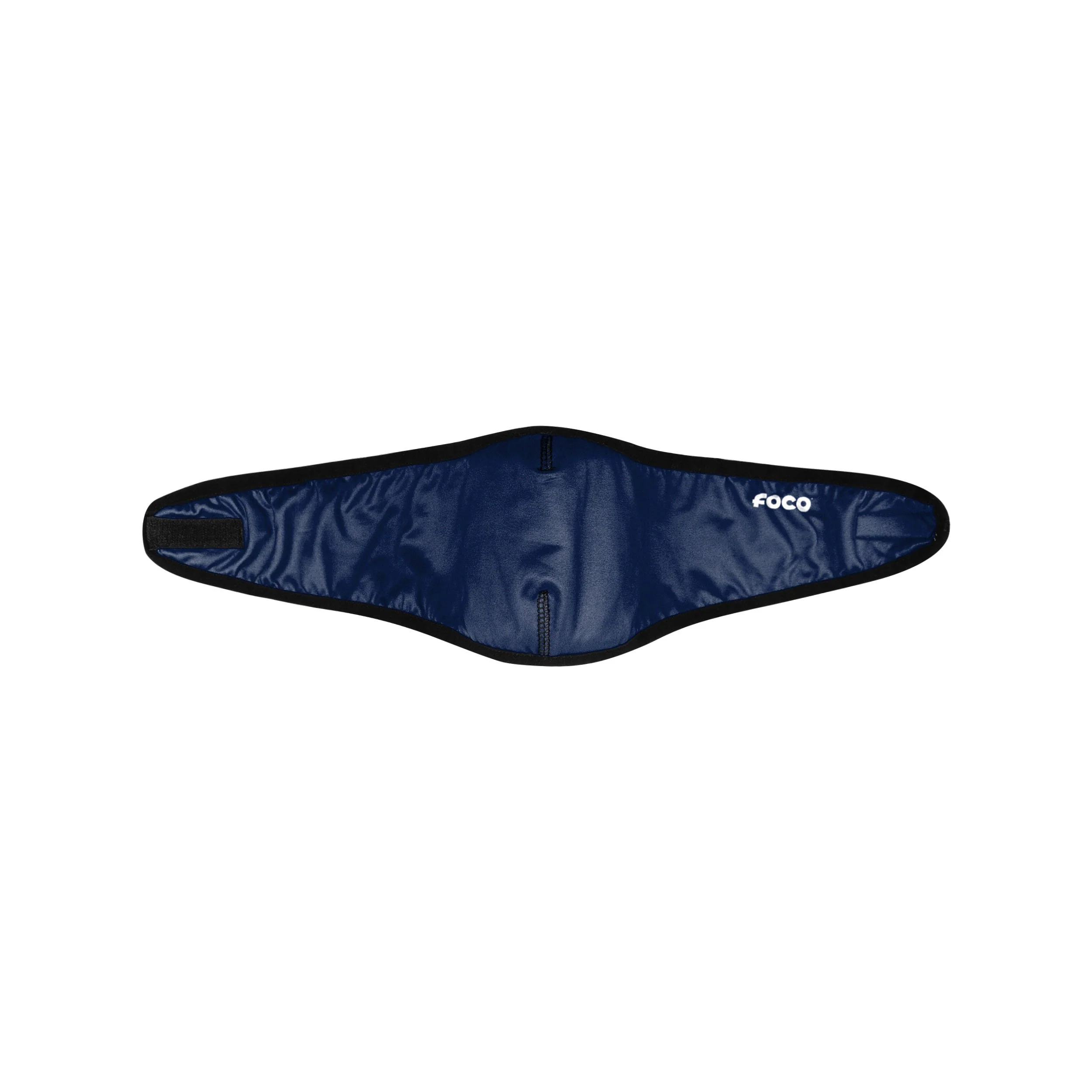 Solid Blue Earband Face Cover - Image 3