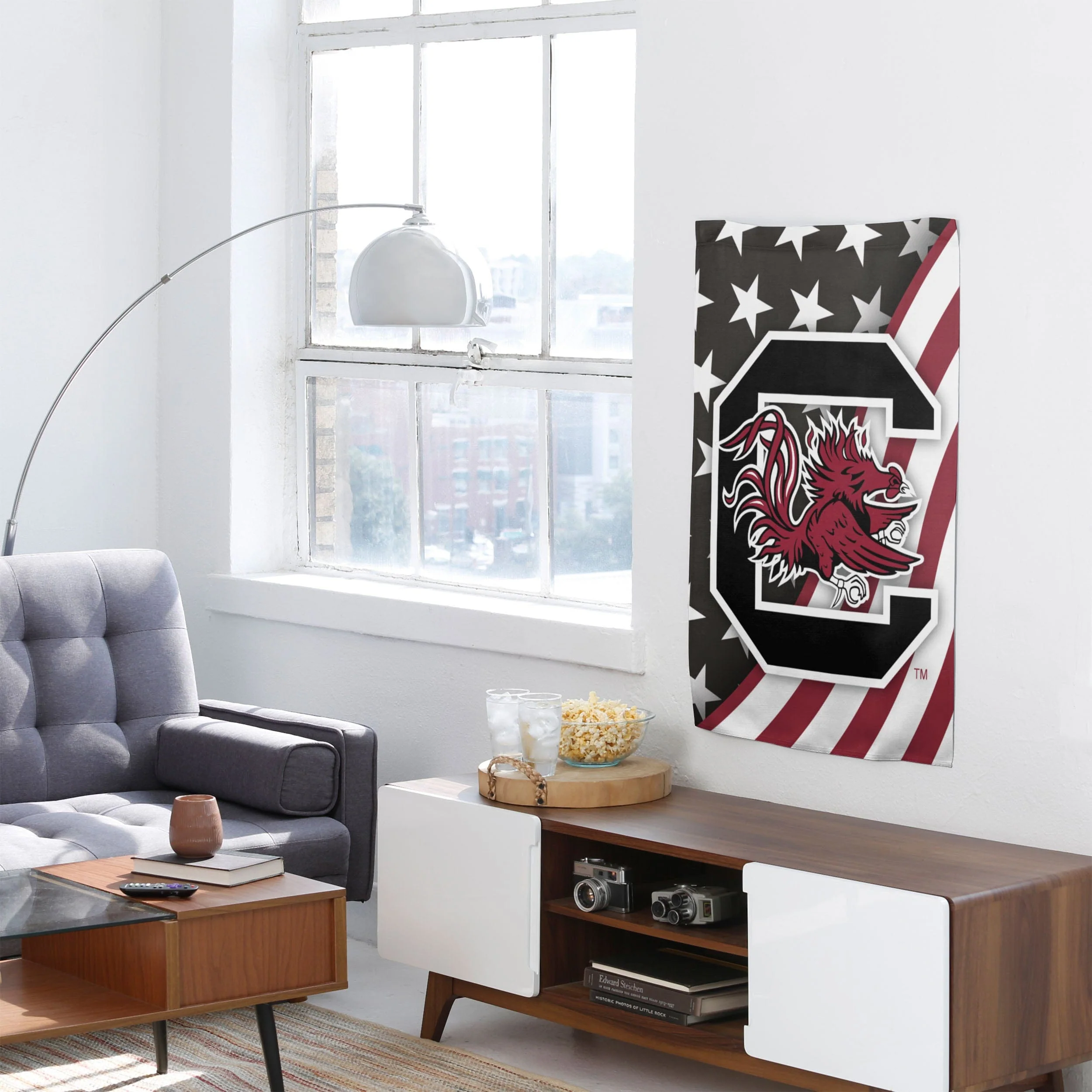 South Carolina Gamecocks NCAA Americana Vertical Flag - Image 4