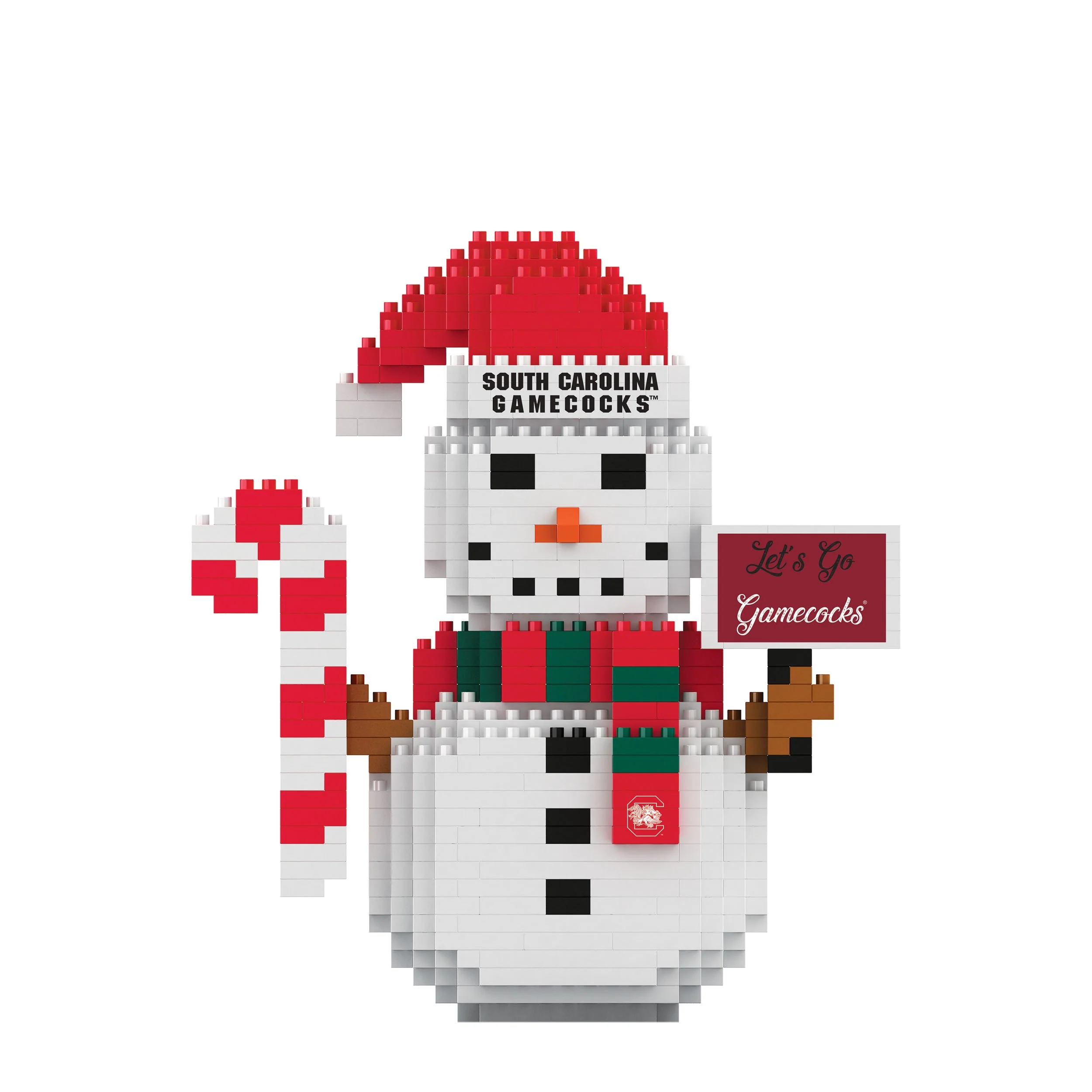 South Carolina Gamecocks NCAA BRXLZ Snowman - Image 2
