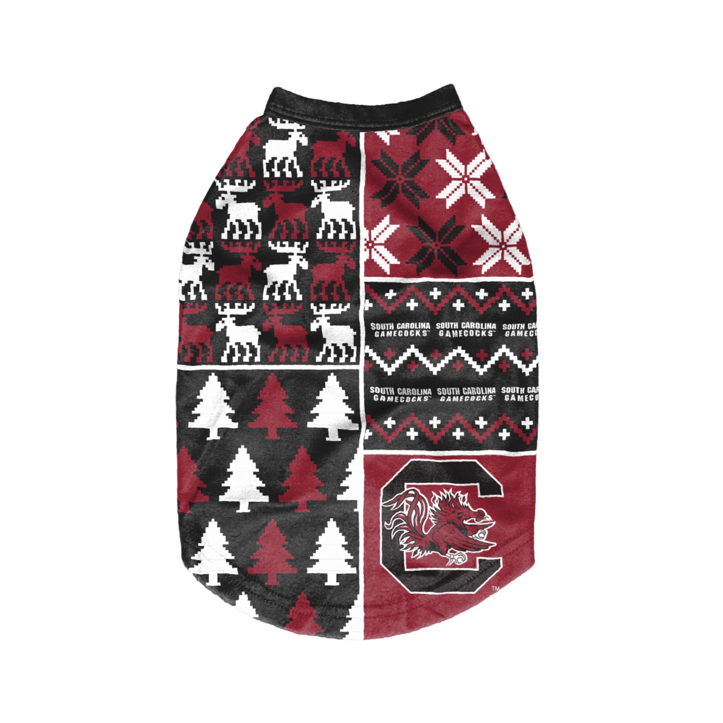 South Carolina Gamecocks NCAA Busy Block Dog Sweater - Image 2