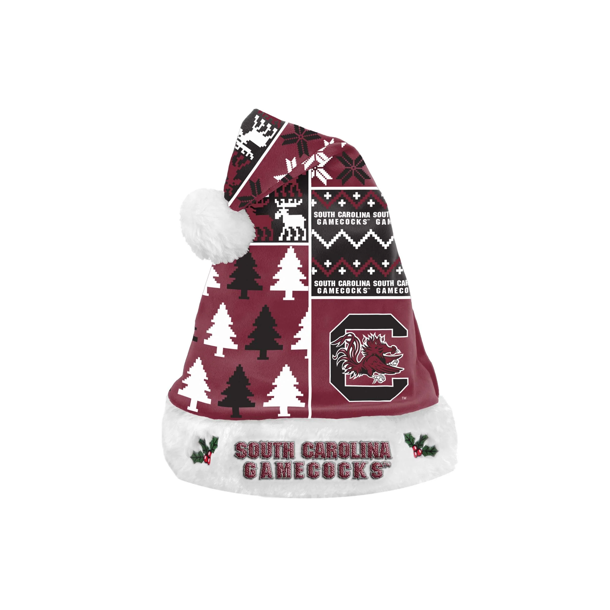 South Carolina Gamecocks NCAA Busy Block Family Holiday Pajamas - Image 7