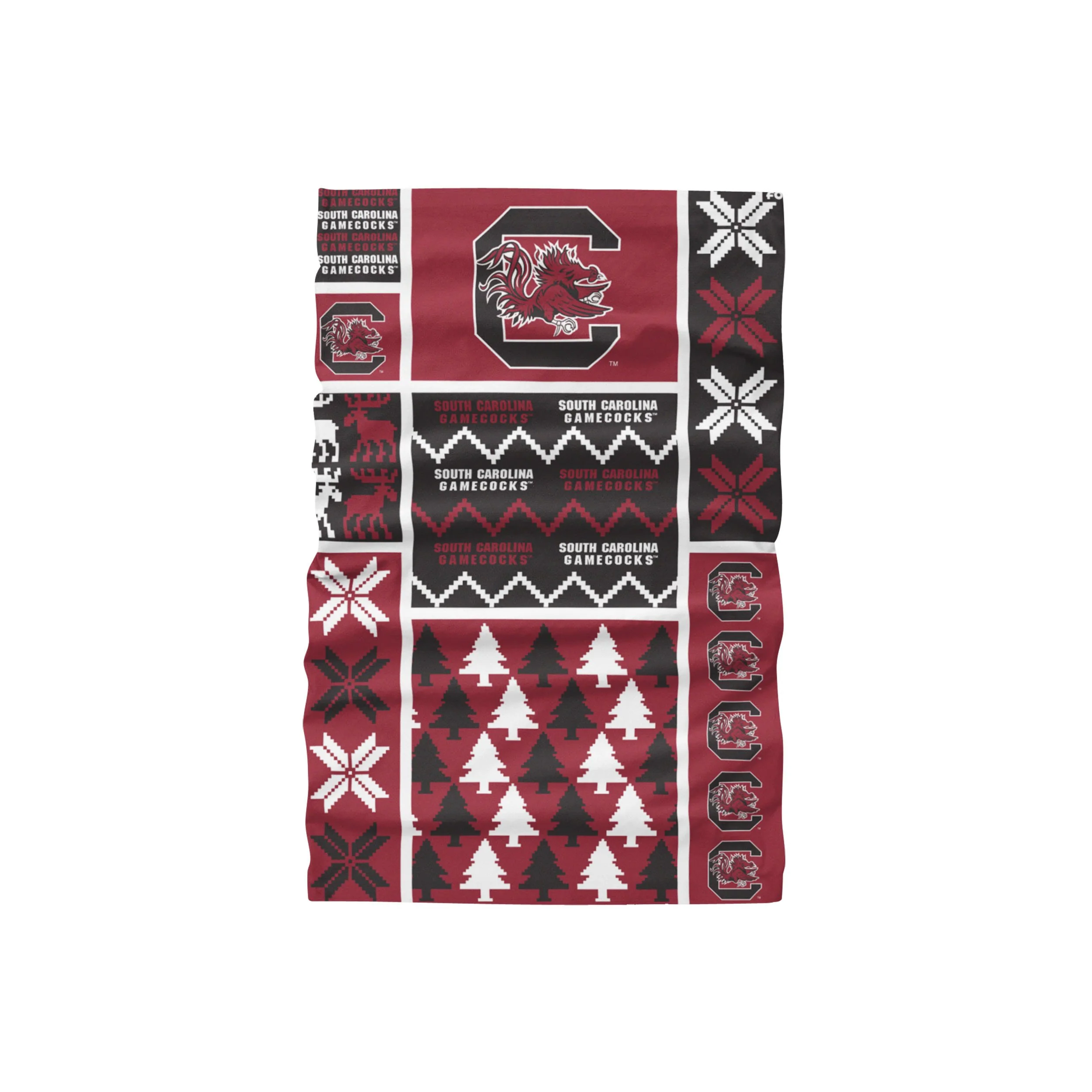 South Carolina Gamecocks NCAA Busy Block Gaiter Scarf - Image 2