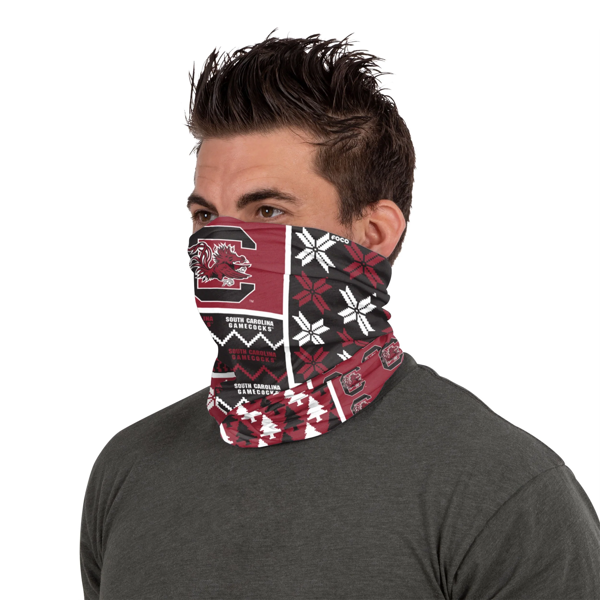 South Carolina Gamecocks NCAA Busy Block Gaiter Scarf - Image 3