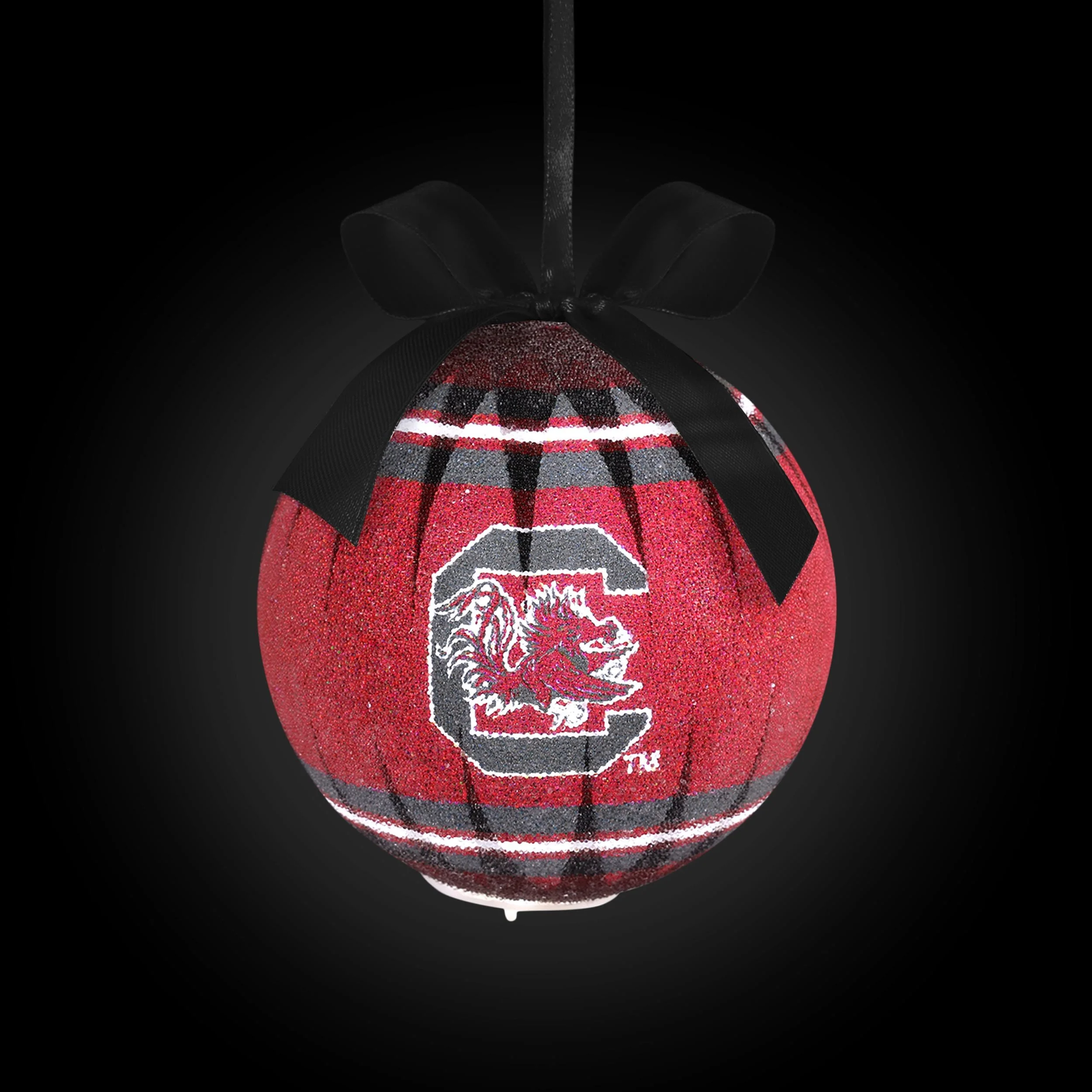 South Carolina Gamecocks NCAA LED Shatterproof Ball Ornament - Image 2