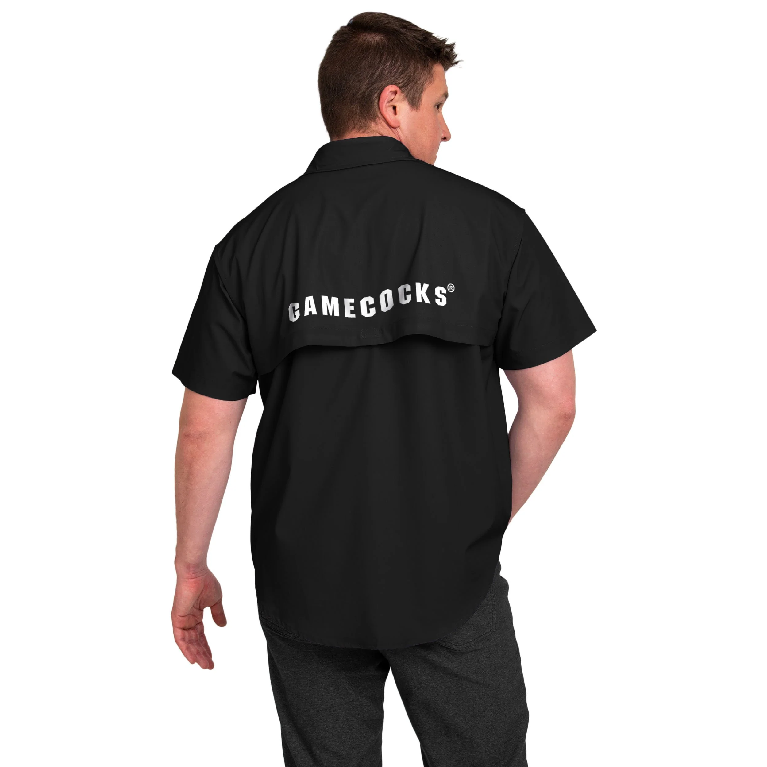 South Carolina Gamecocks NCAA Mens Gone Fishing Shirt - Image 4