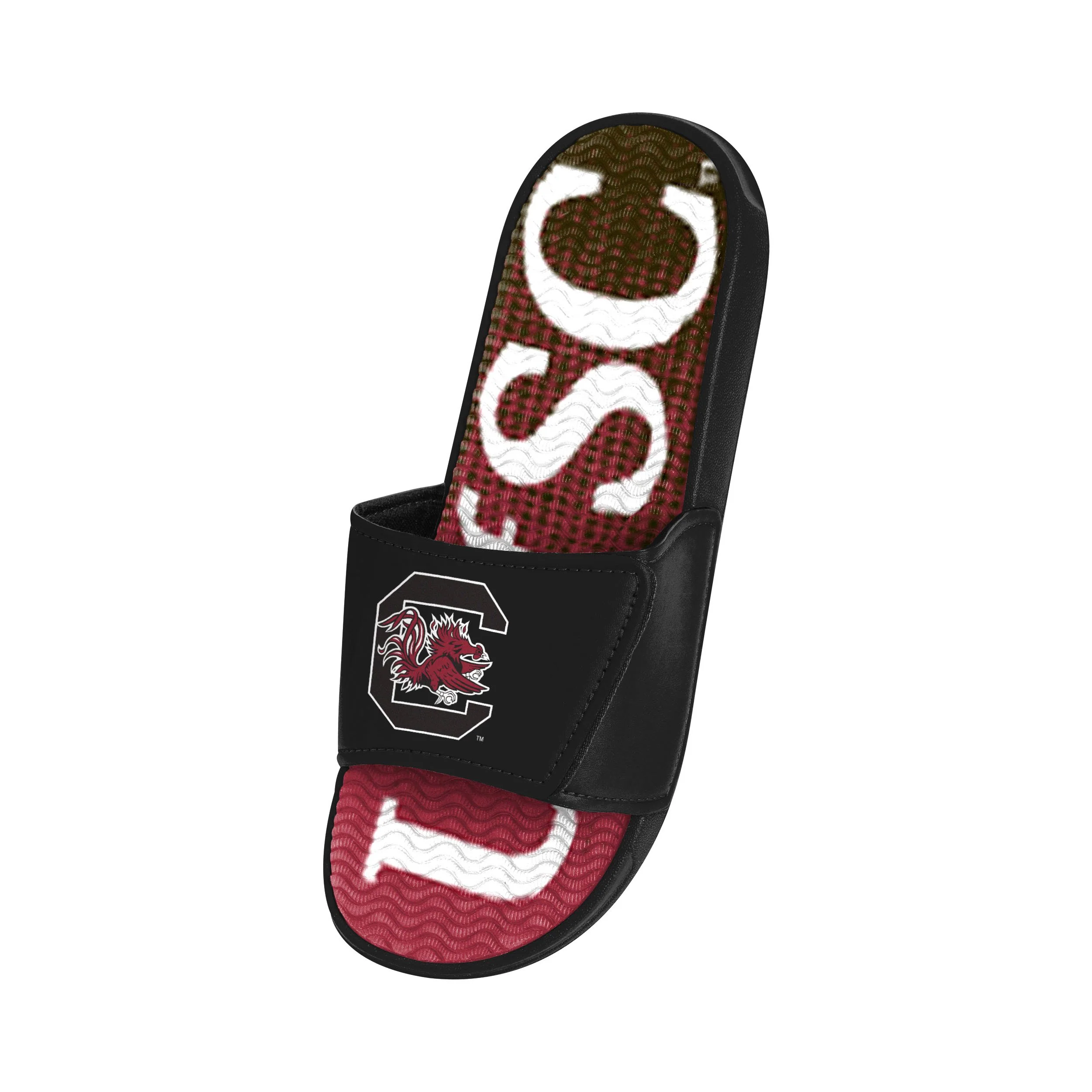 South Carolina Gamecocks NCAA Mens Gradient Wordmark Gel Slide - Image 3