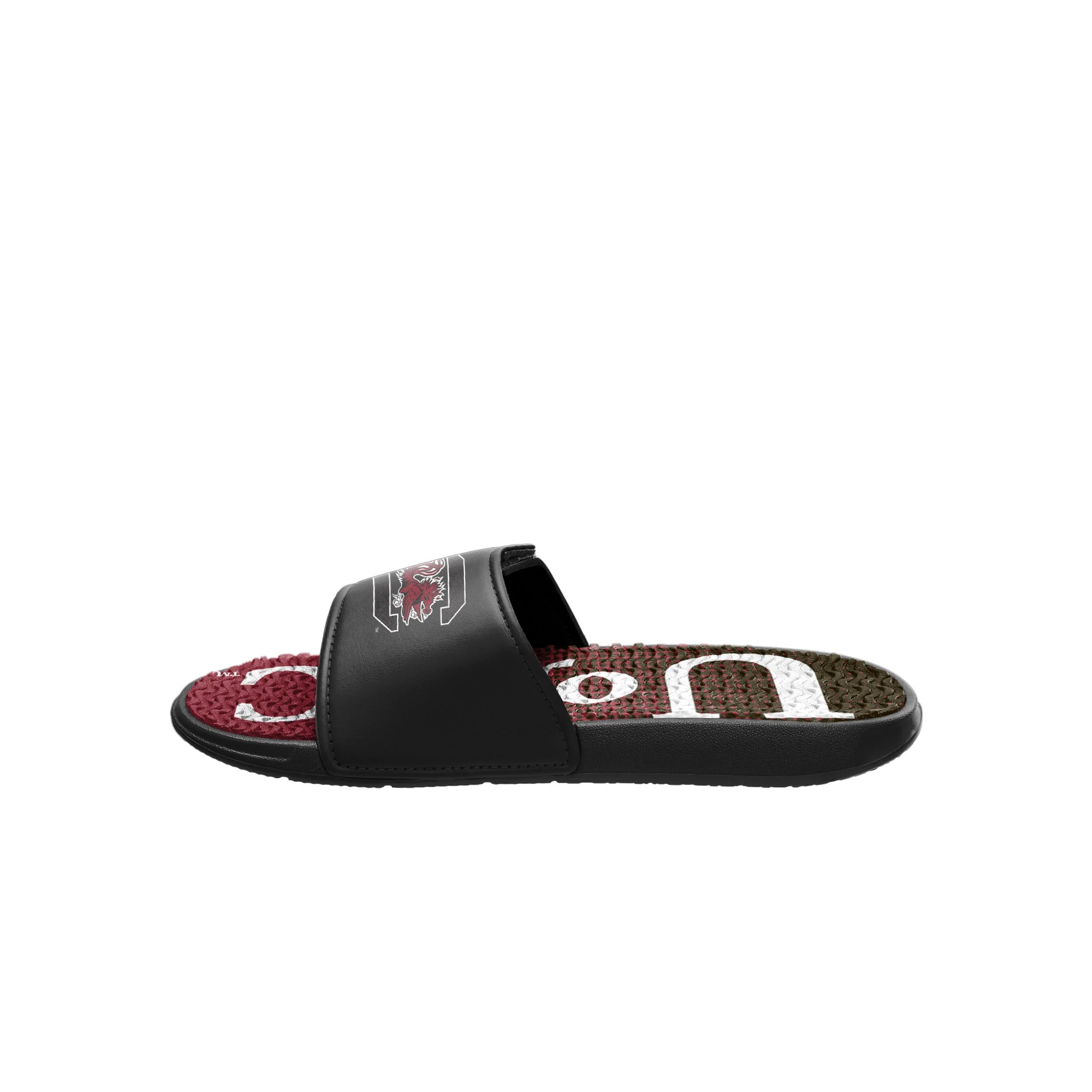 South Carolina Gamecocks NCAA Mens Gradient Wordmark Gel Slide - Image 4