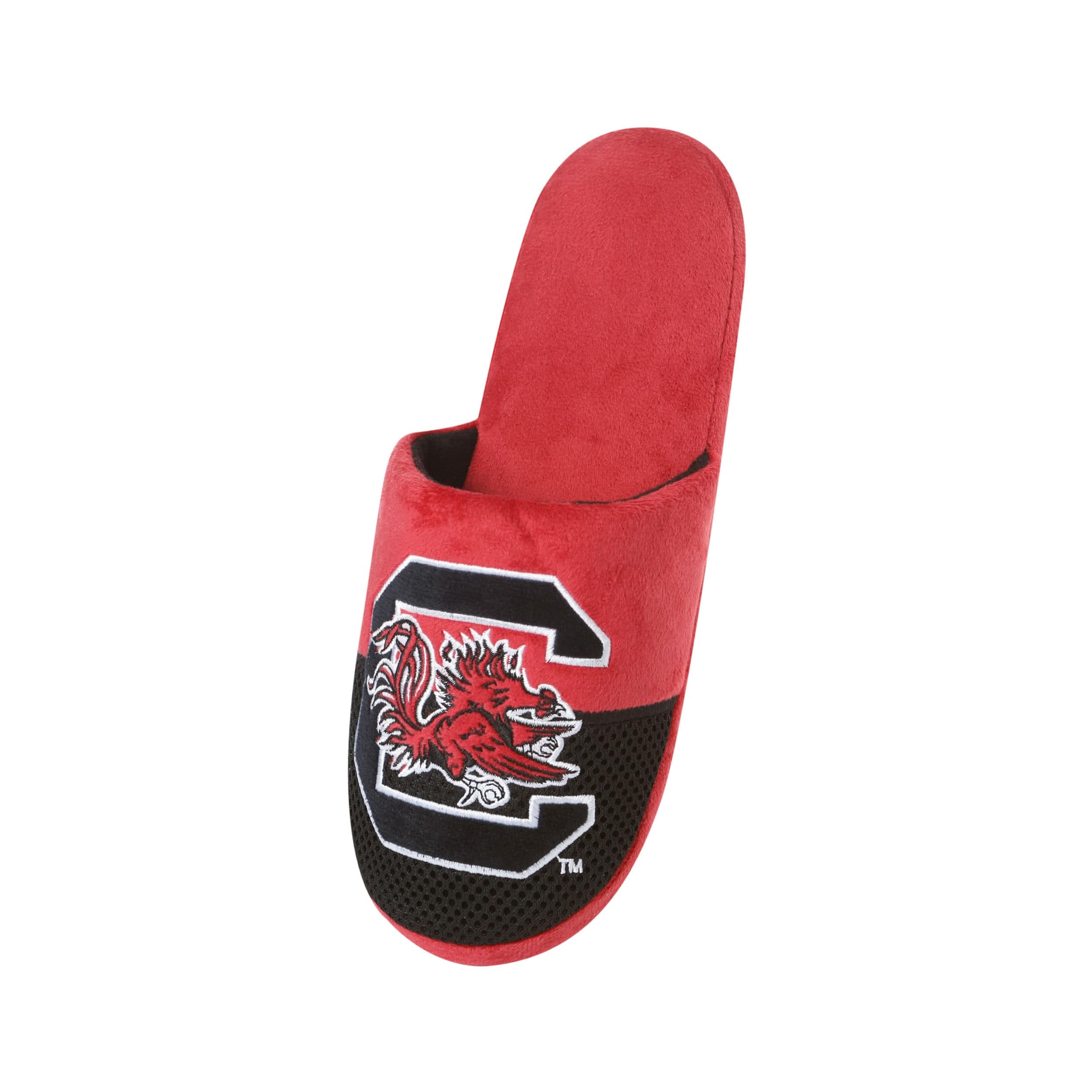 South Carolina Gamecocks NCAA Mens Team Logo Staycation Slippers - Image 3