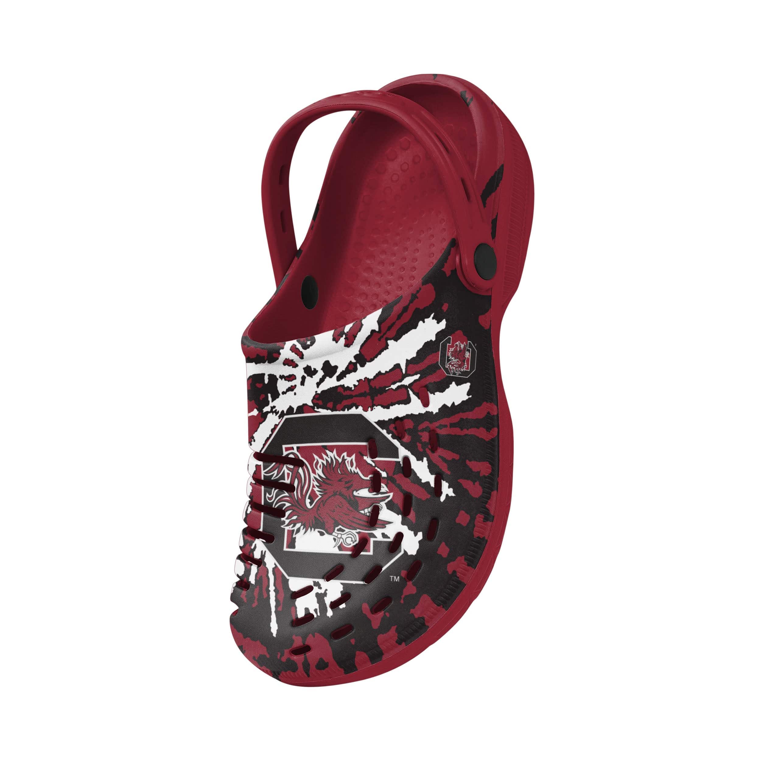 South Carolina Gamecocks NCAA Mens Tie-Dye Clog With Strap - Image 3