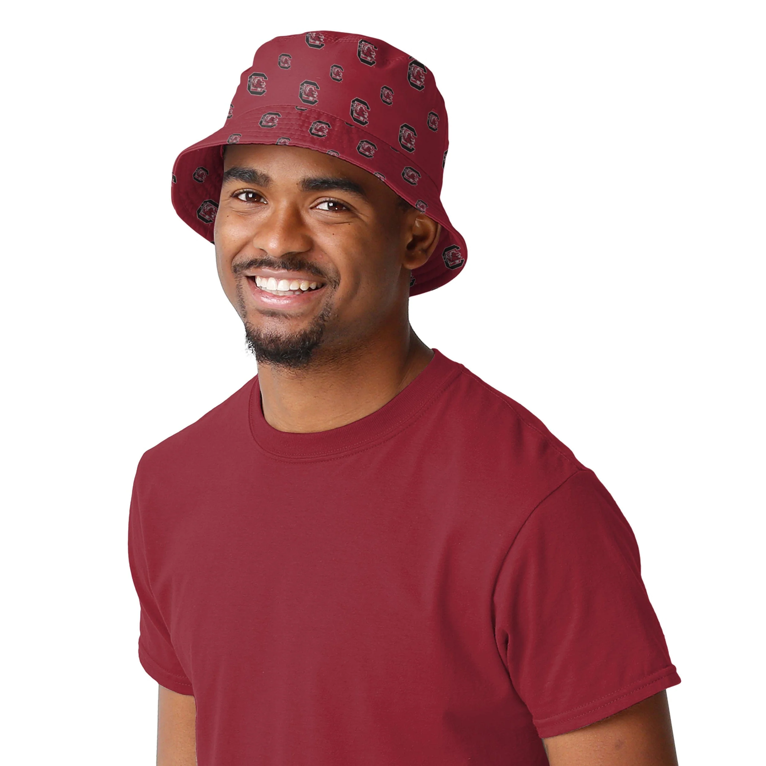 South Carolina Gamecocks NCAA Mini Print Bucket Hat - Image 2