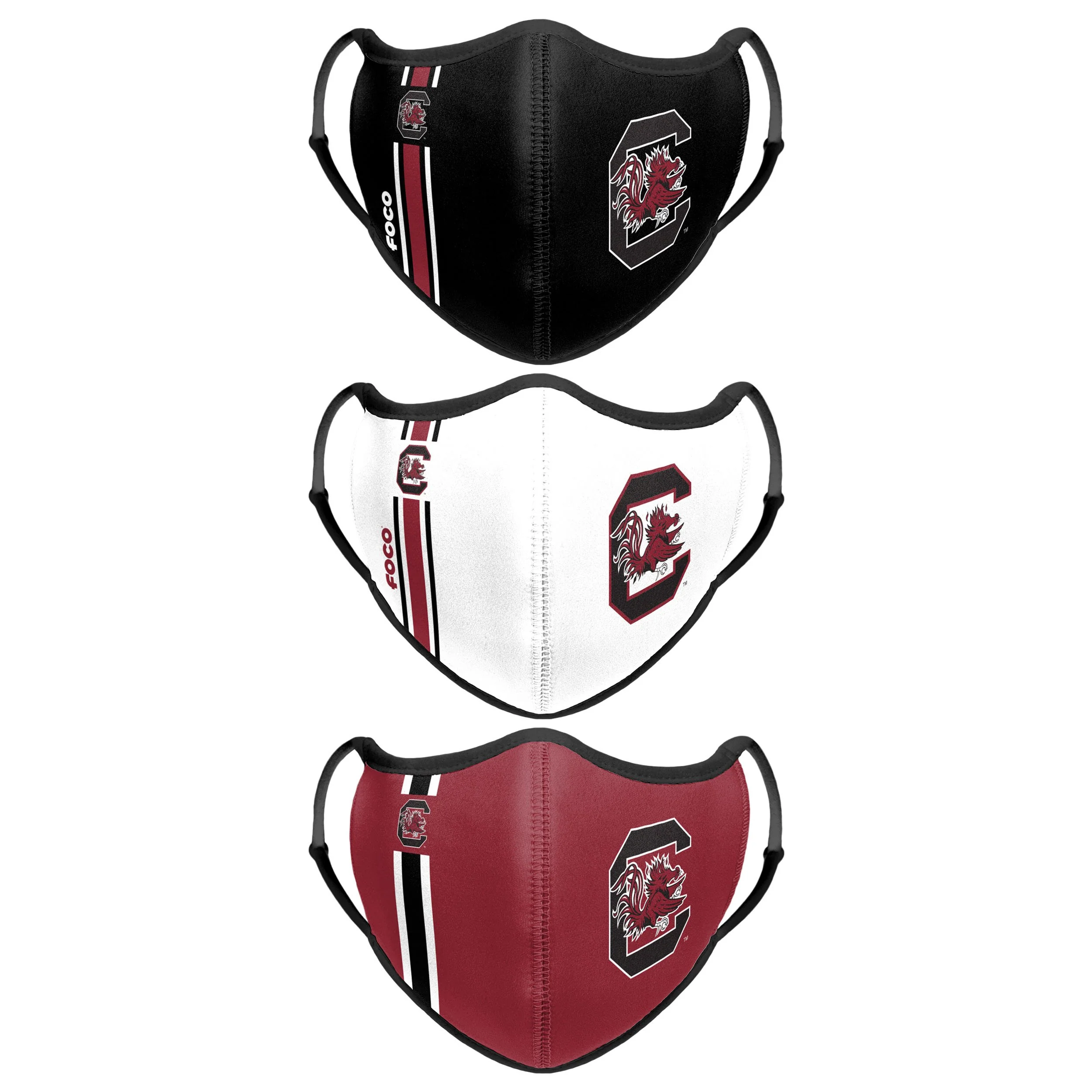 South Carolina Gamecocks NCAA Sport 3 Pack Face Cover
