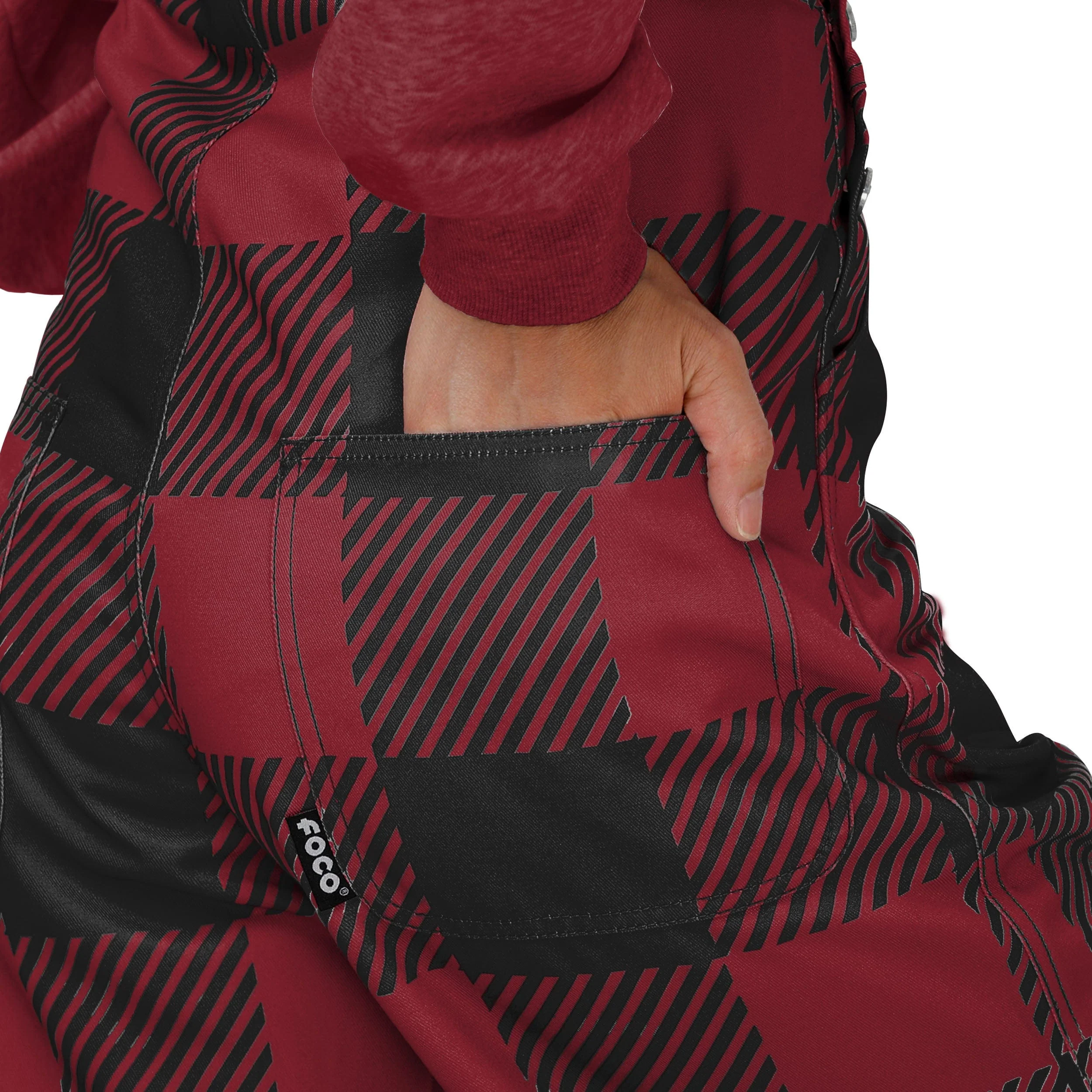 South Carolina Gamecocks NCAA Womens Plaid Bib Overalls - Image 6