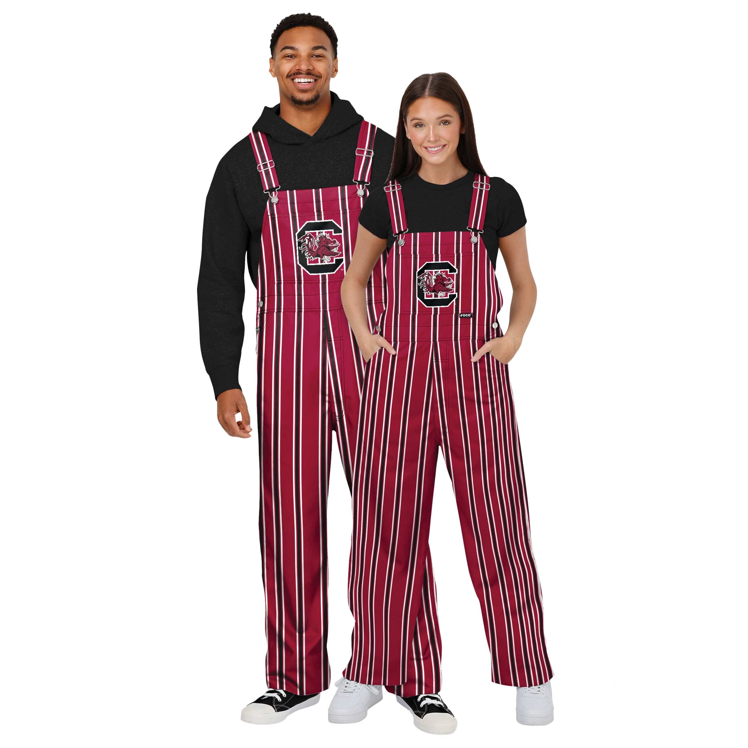 South Carolina Gamecocks NCAA Womens Sideline Spirit Bib Overalls - Image 3