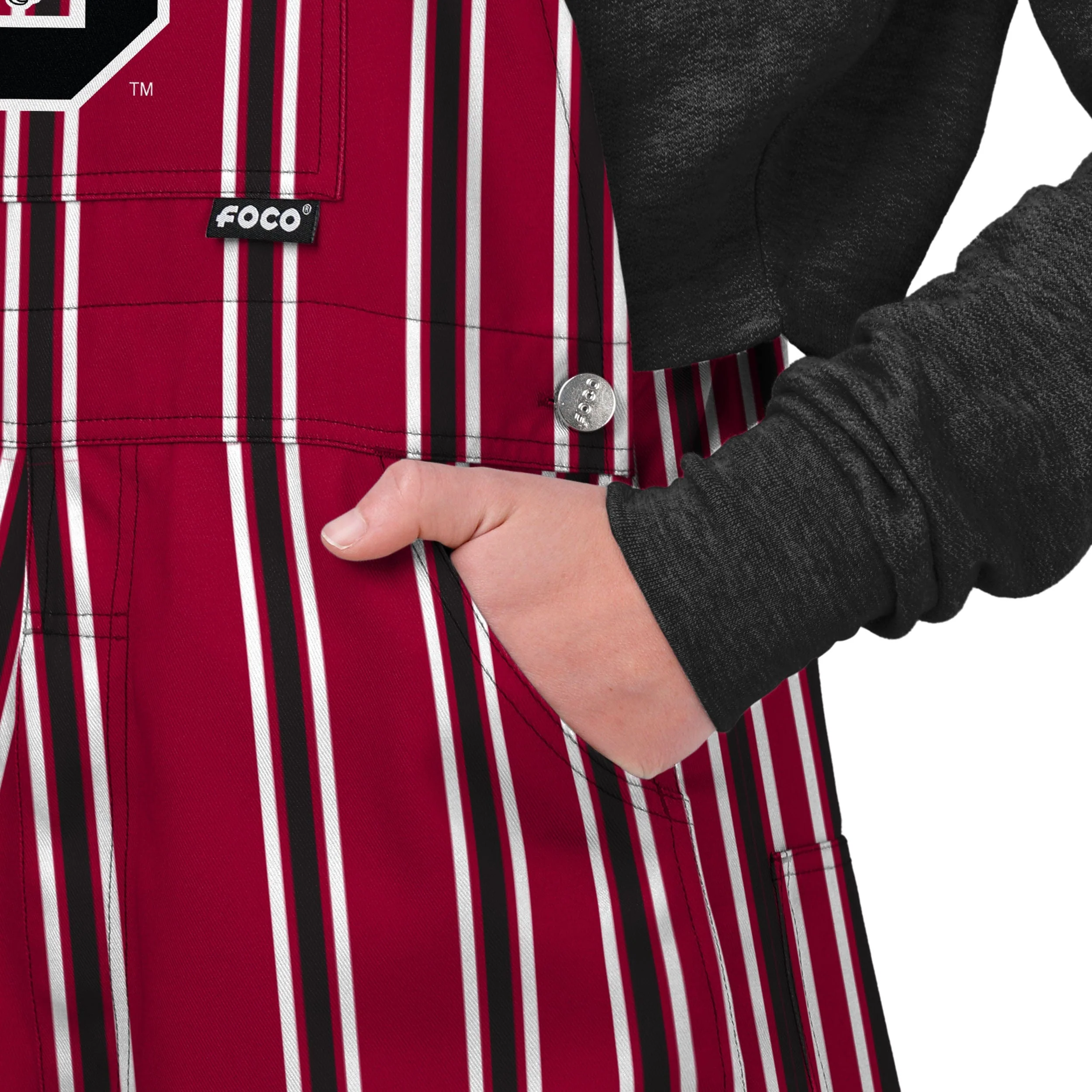 South Carolina Gamecocks NCAA Womens Sideline Spirit Bib Overalls - Image 5